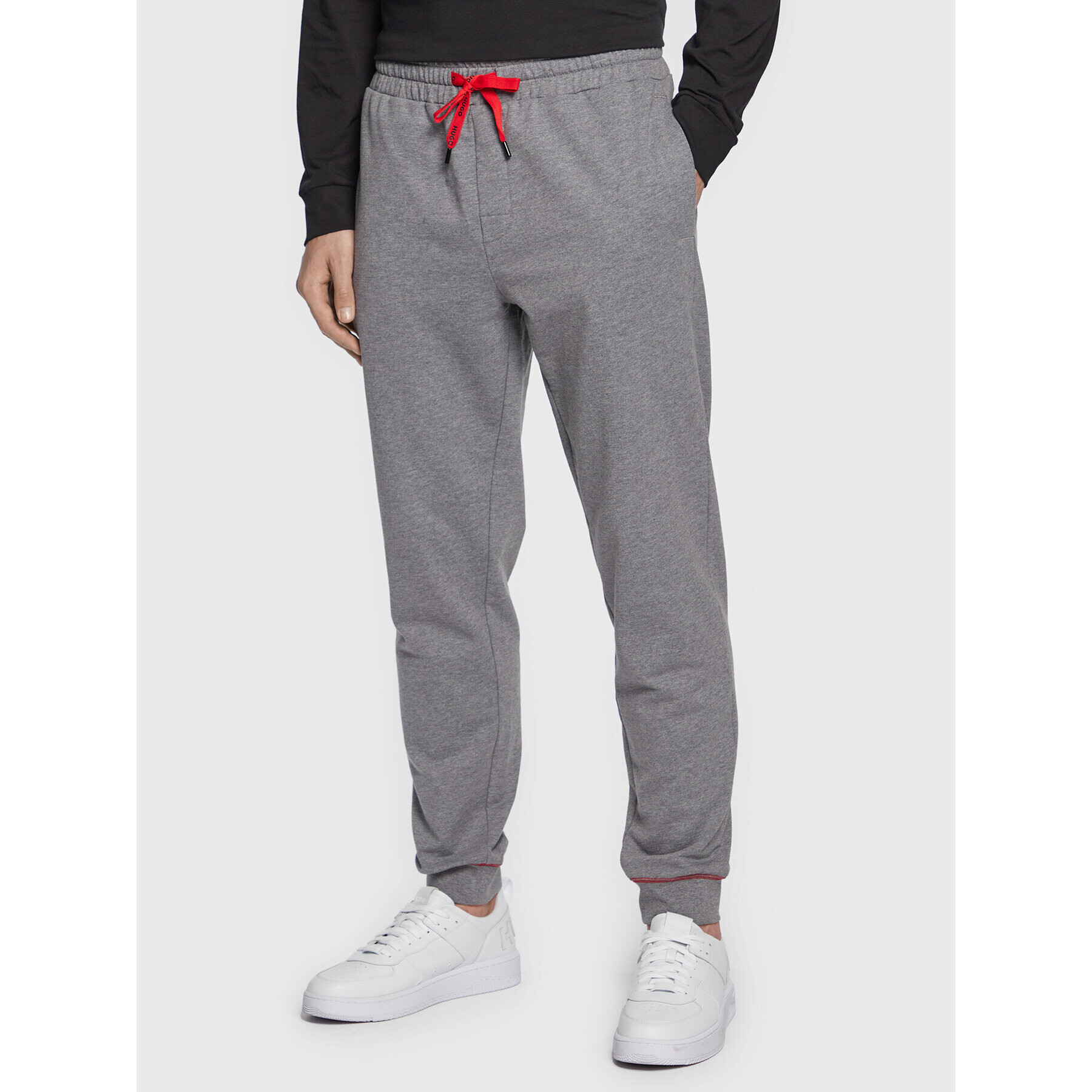 Hugo Долнище анцуг Monolog 50478941 Сив Regular Fit - Pepit.bg