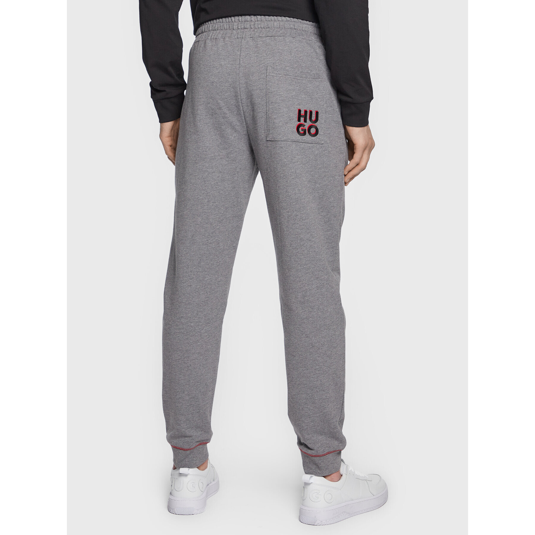 Hugo Долнище анцуг Monolog 50478941 Сив Regular Fit - Pepit.bg