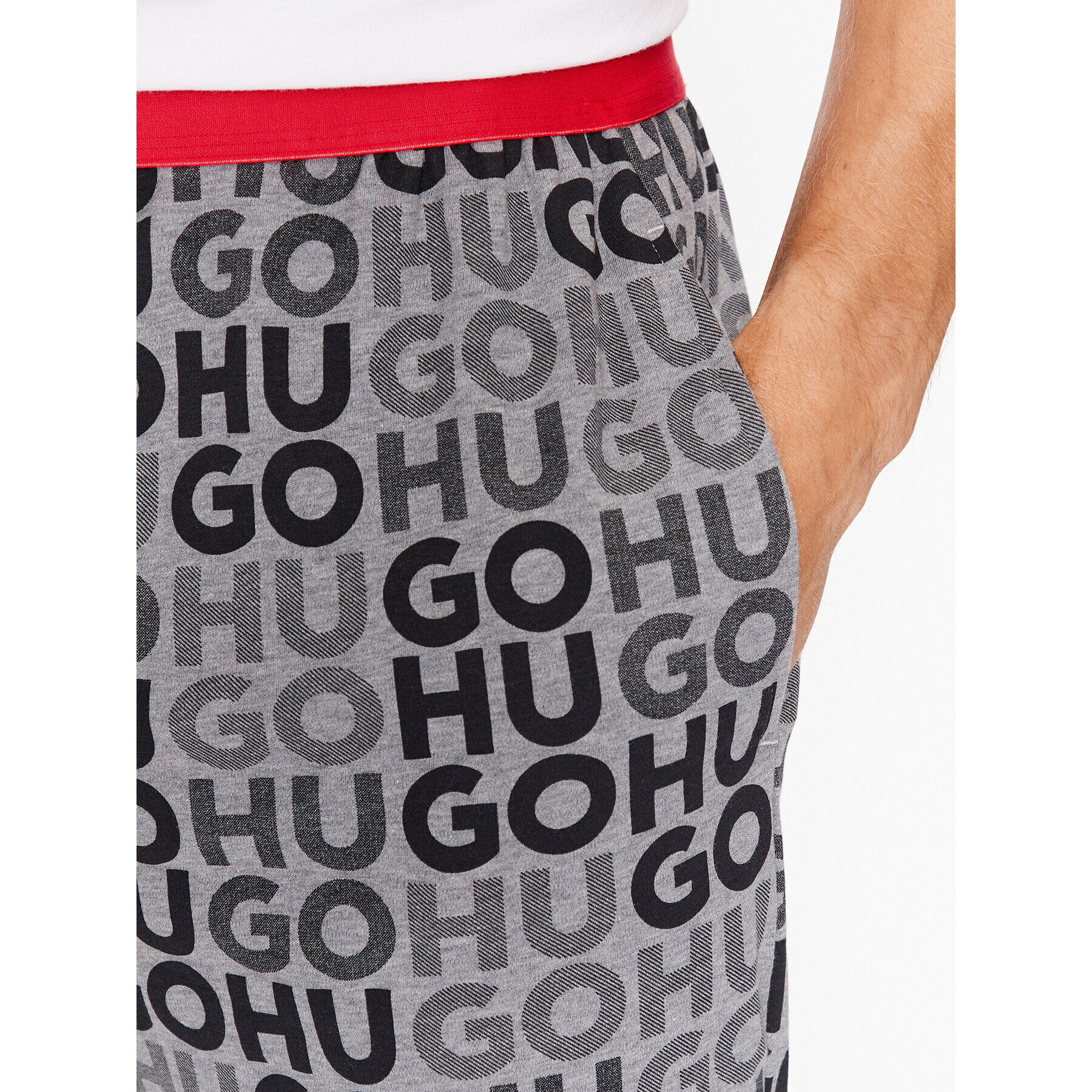 Hugo Долнище на пижама 50501679 Сив Regular Fit - Pepit.bg