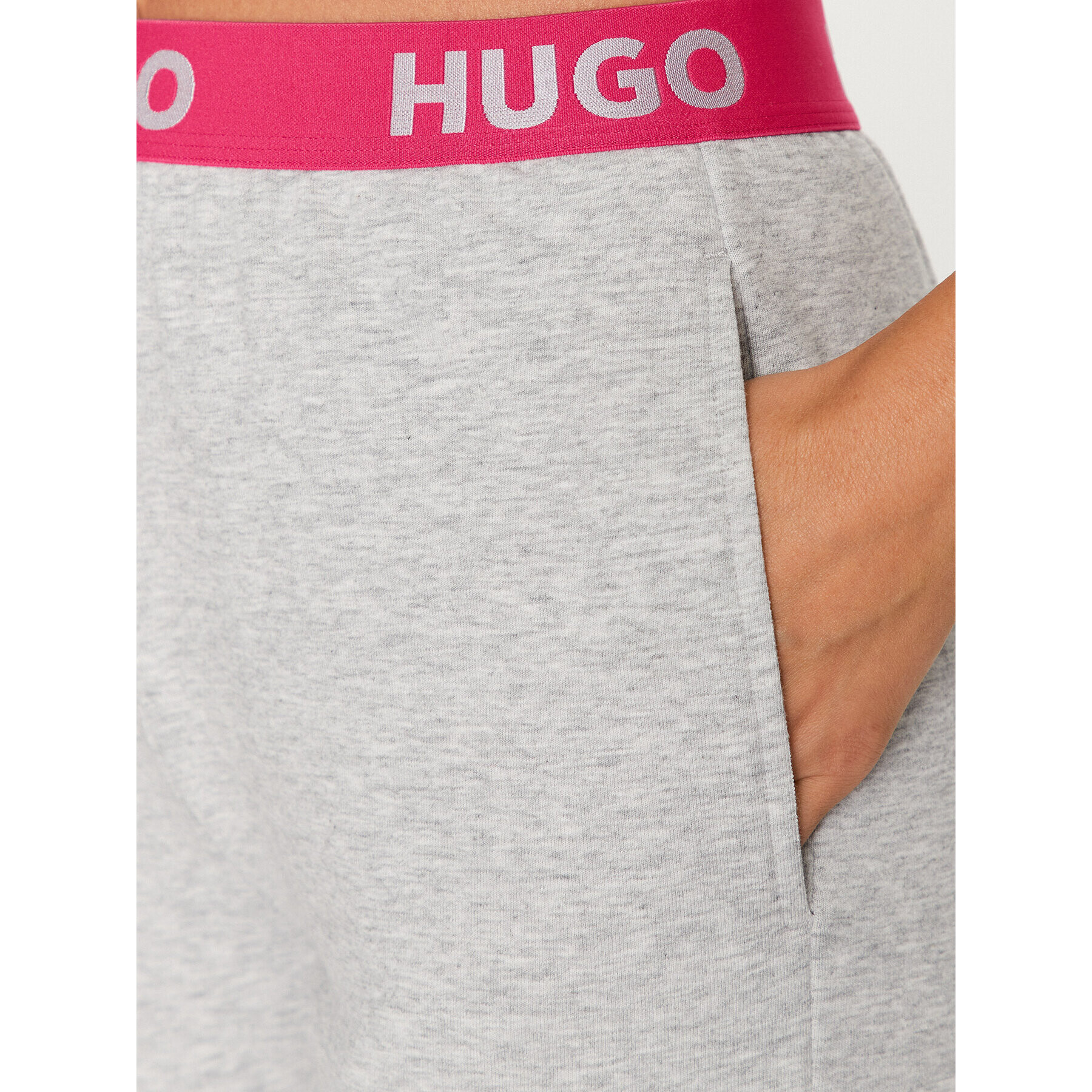 Hugo Долнище на пижама Sporty Logo 50490598 Сив Regular Fit - Pepit.bg