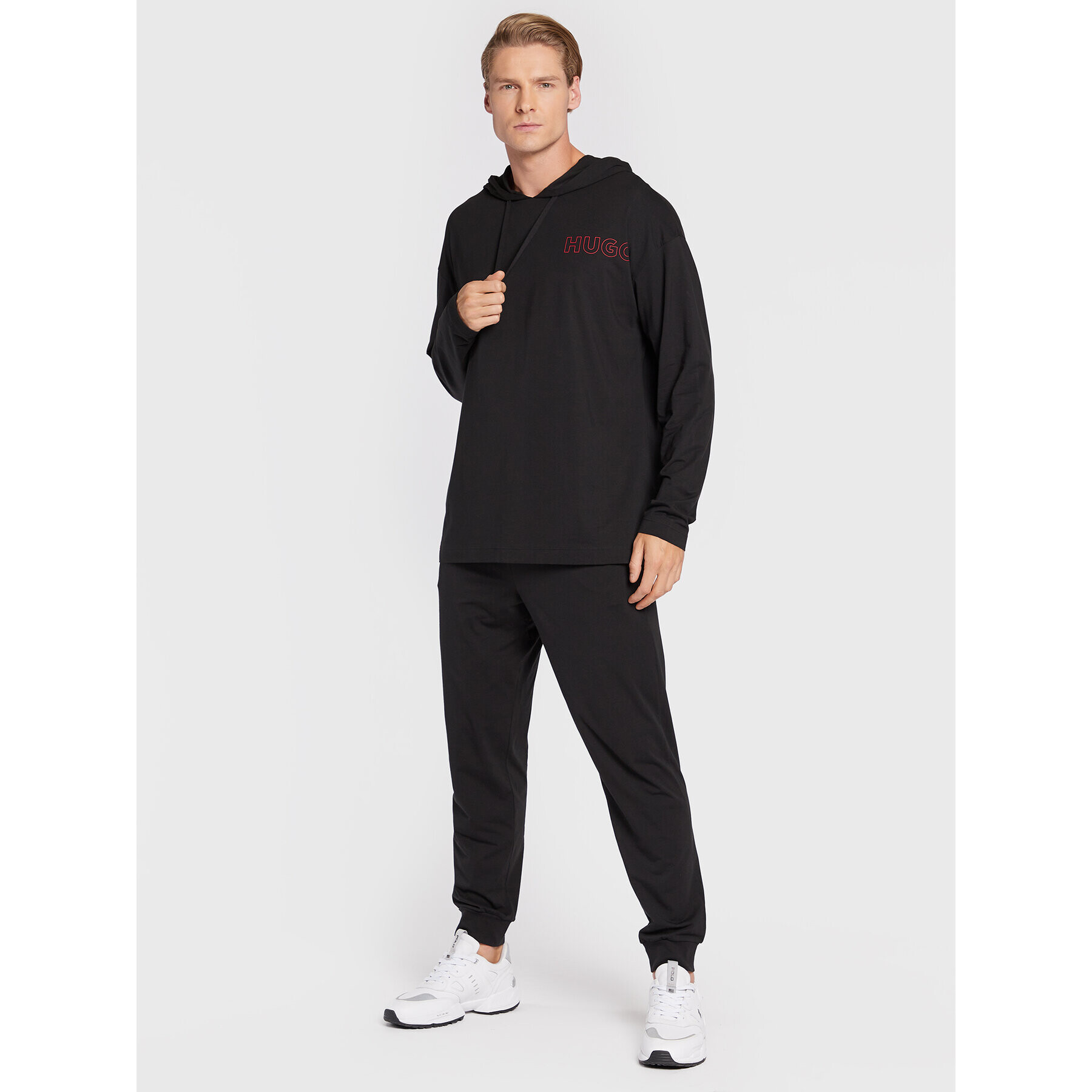 Hugo Долнище анцуг Unite 50478926 Черен Regular Fit - Pepit.bg