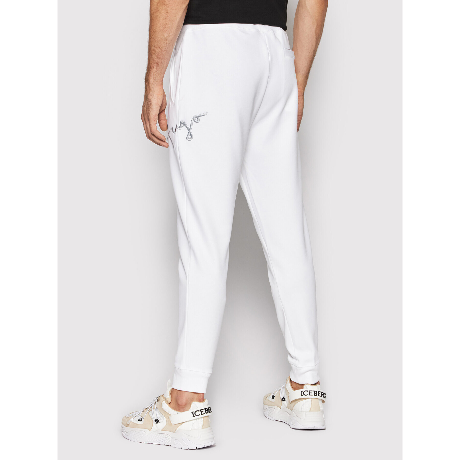 Hugo Долнище анцуг Dartini 50457121 Бял Regular Fit - Pepit.bg