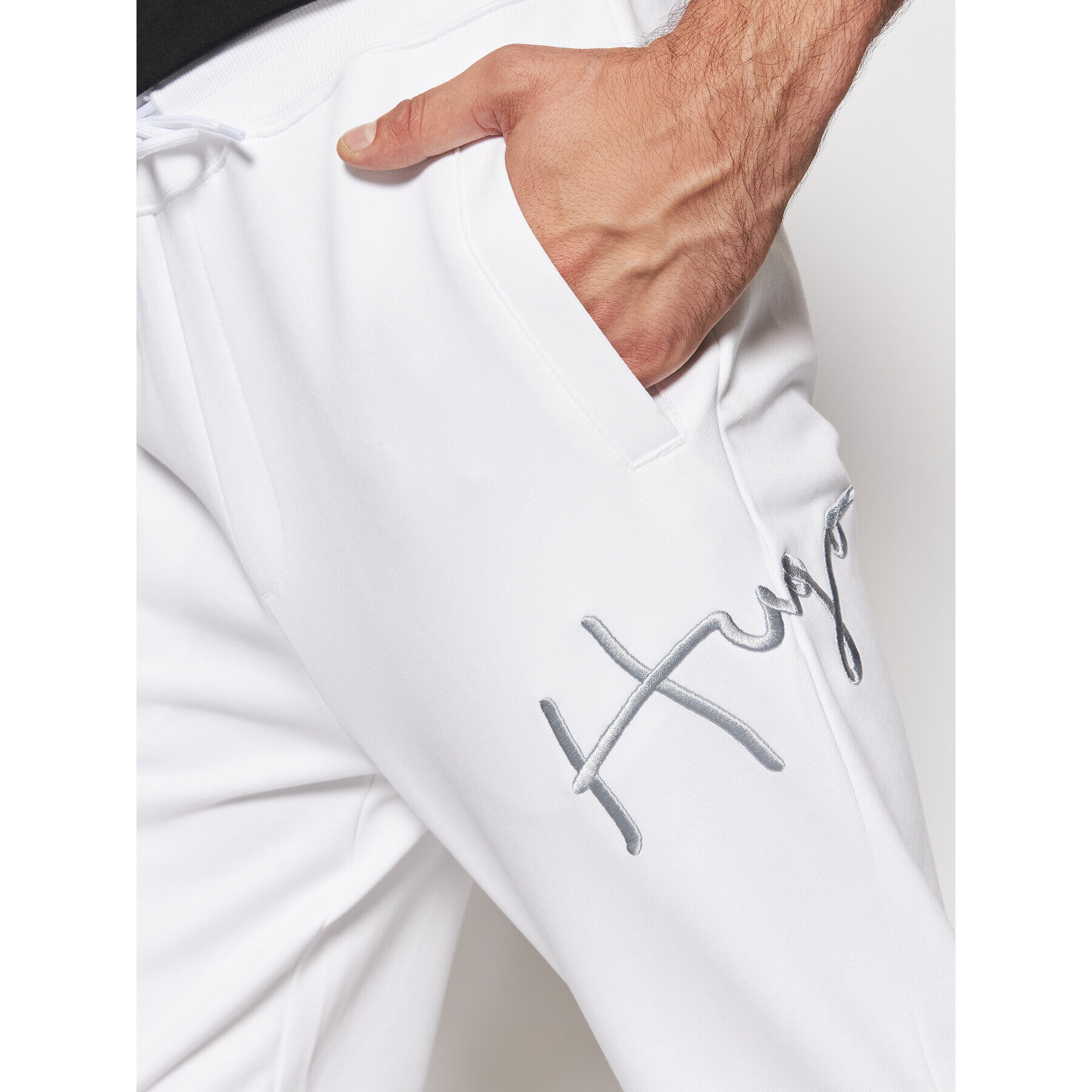 Hugo Долнище анцуг Dartini 50457121 Бял Regular Fit - Pepit.bg