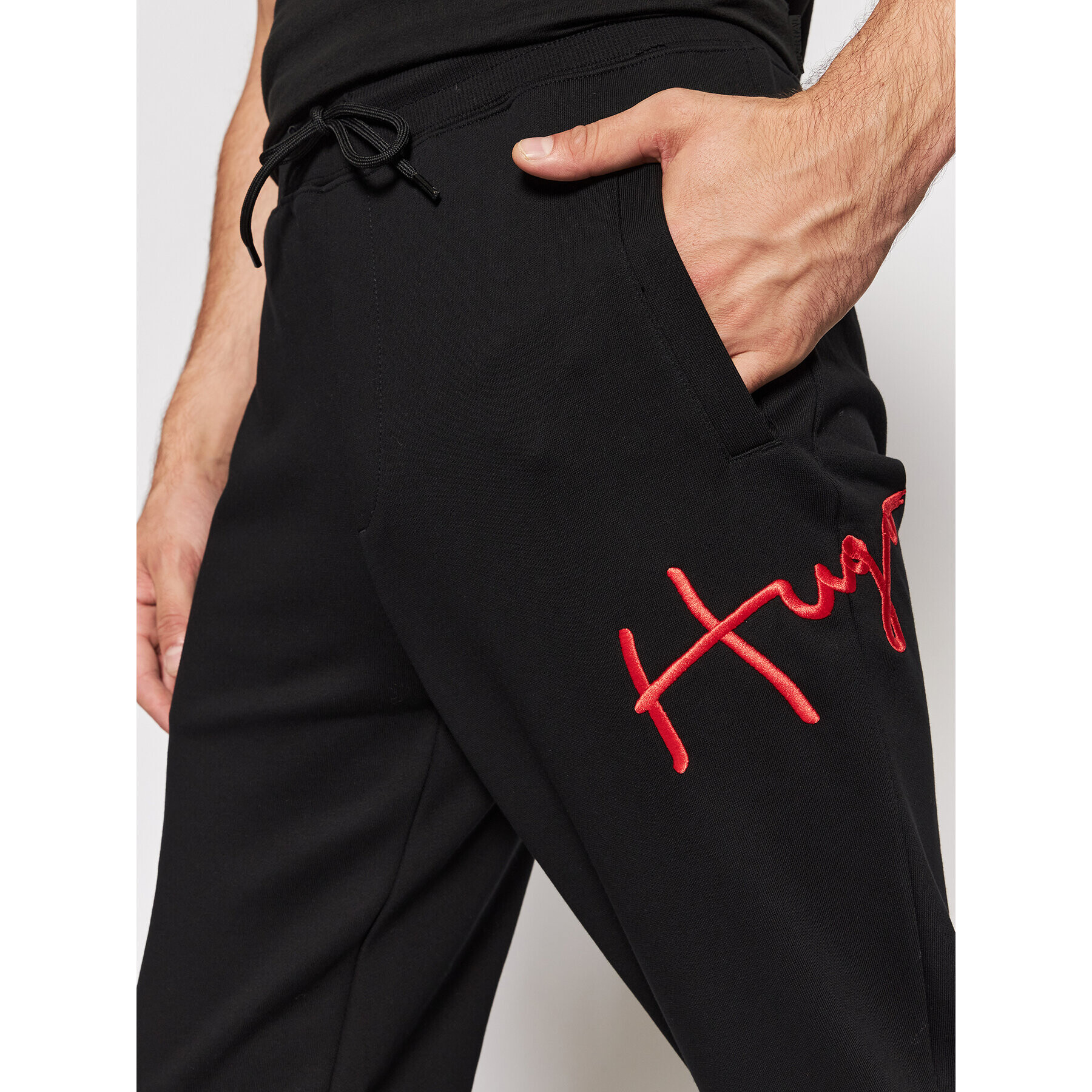 Hugo Долнище анцуг Dartini 50457121 Черен Regular Fit - Pepit.bg