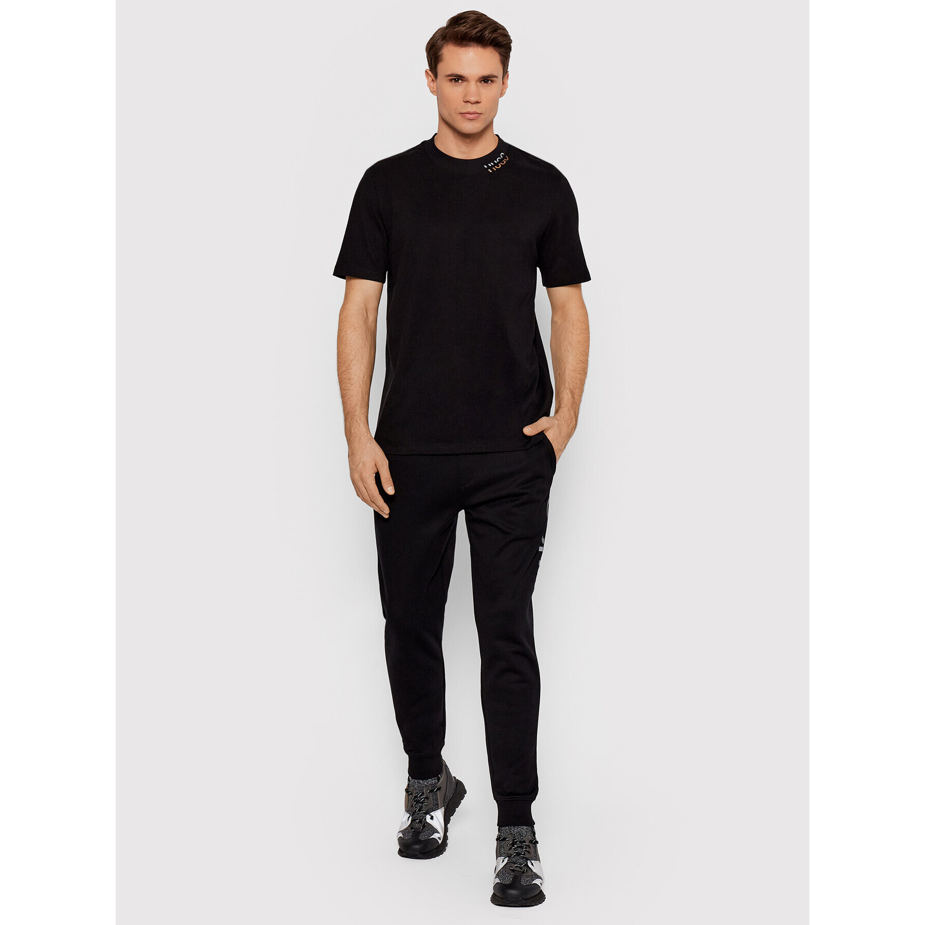 Hugo Долнище анцуг Drowin 50461618 Черен Regular Fit - Pepit.bg