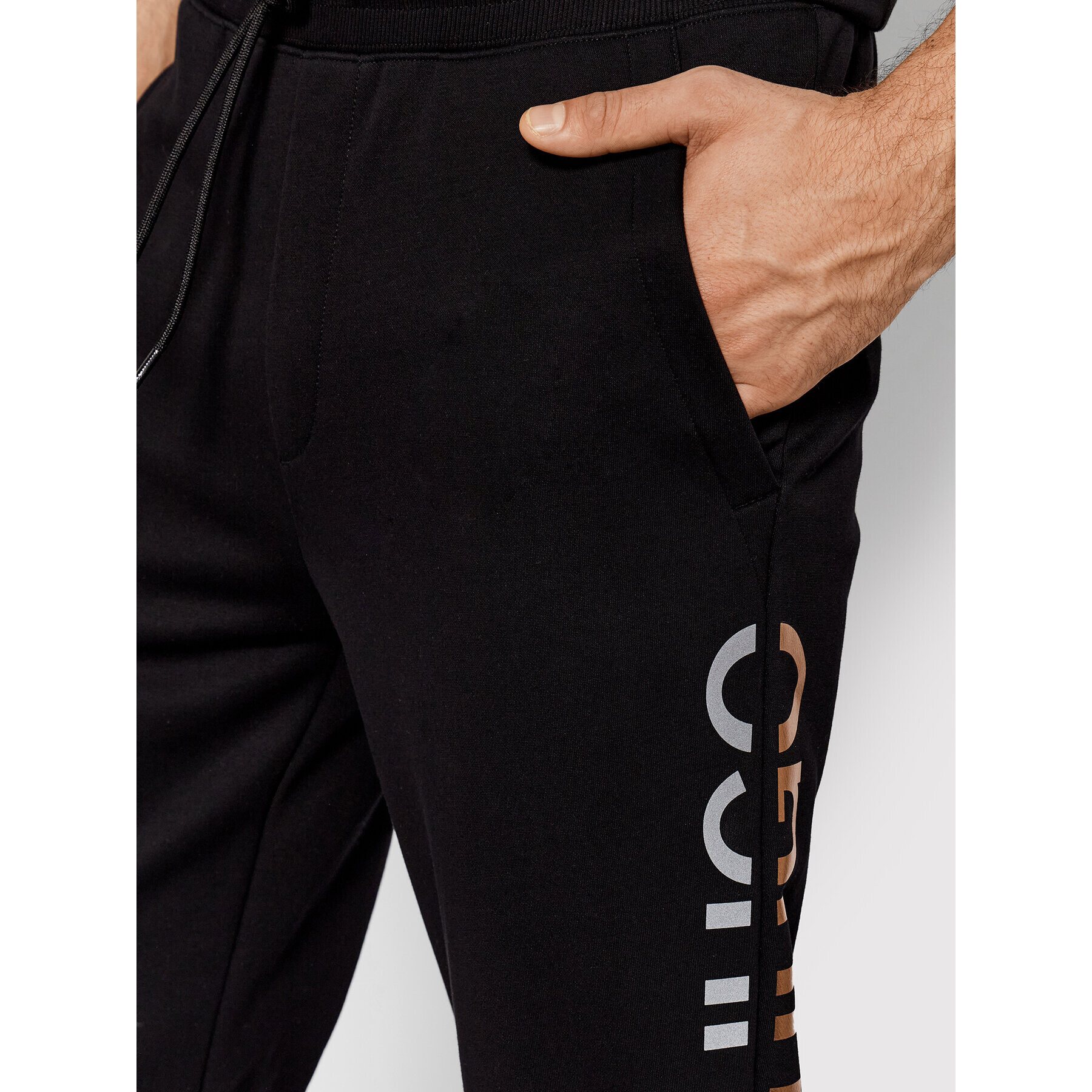 Hugo Долнище анцуг Drowin 50461618 Черен Regular Fit - Pepit.bg
