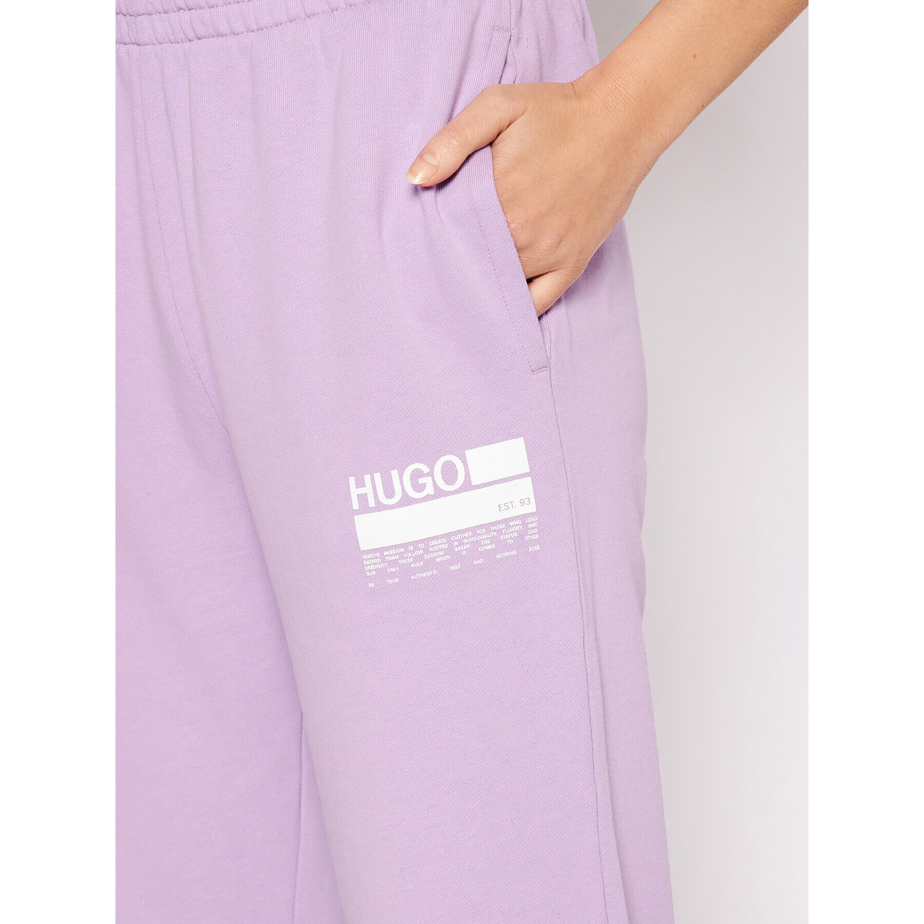 Hugo Долнище анцуг Najogger 50456018 Виолетов Regular Fit - Pepit.bg