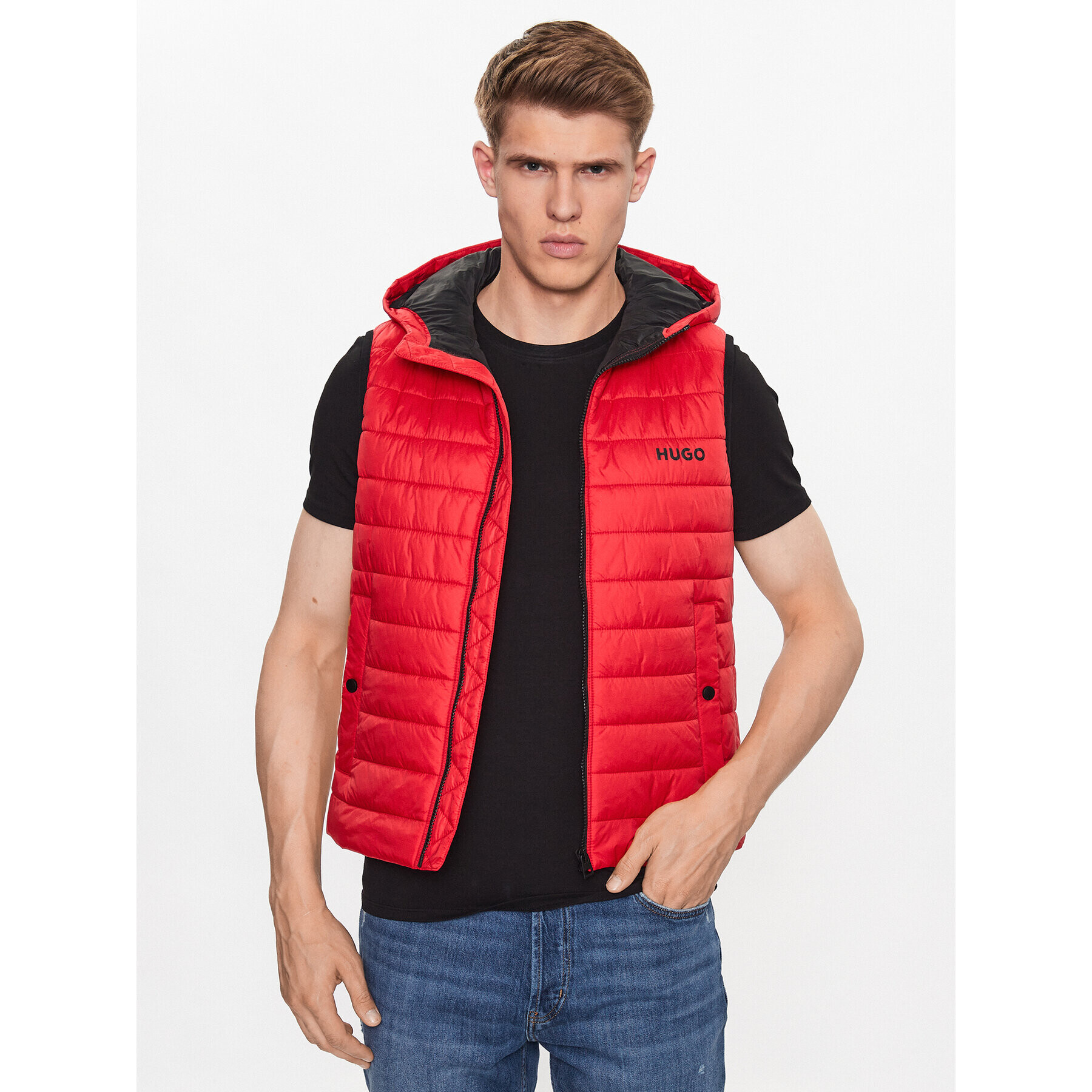 Hugo Елек 50495679 Червен Slim Fit - Pepit.bg