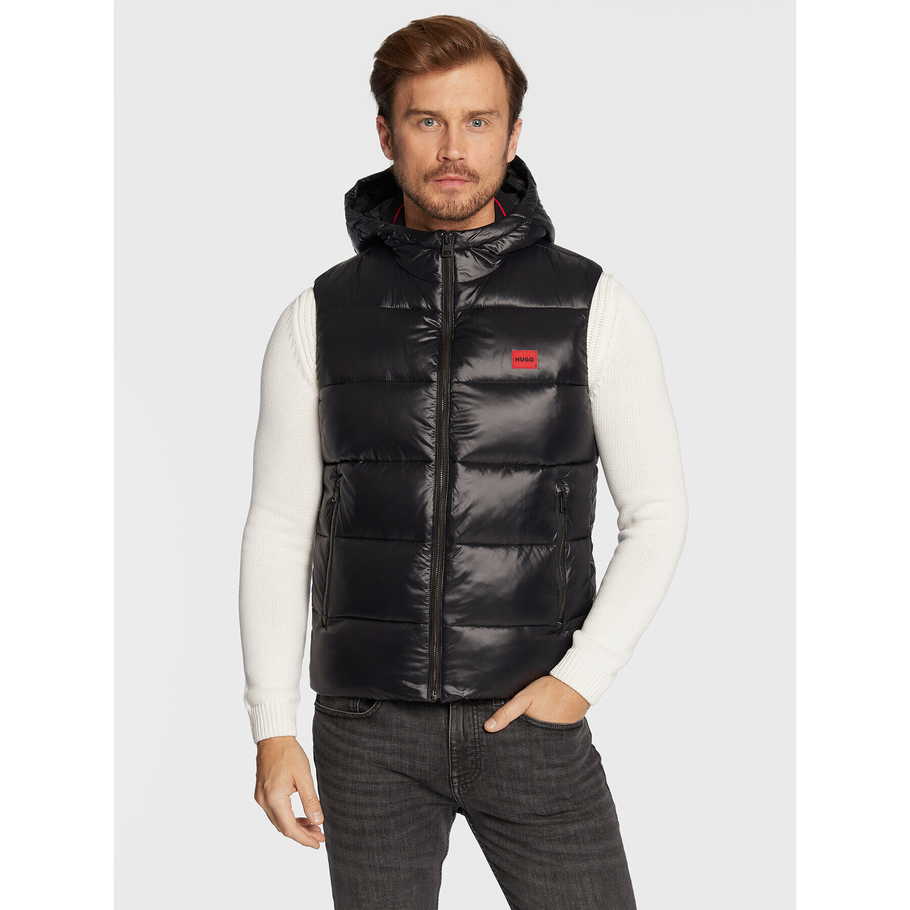 Hugo Елек Balti2241 50479522 Черен Slim Fit - Pepit.bg