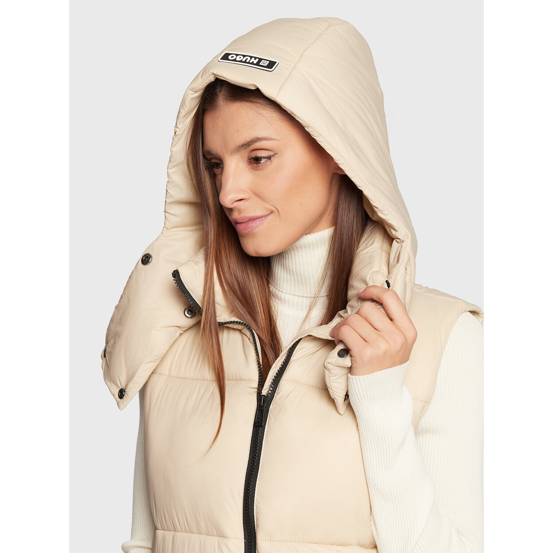 Hugo Елек Fera-1 50464580 Бежов Regular Fit - Pepit.bg