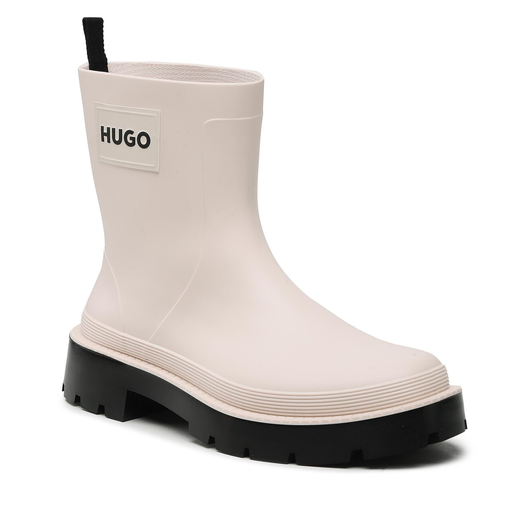 Hugo Гумени ботуши Jin Rain Bootie 50487964 10222177 01 Бял - Pepit.bg