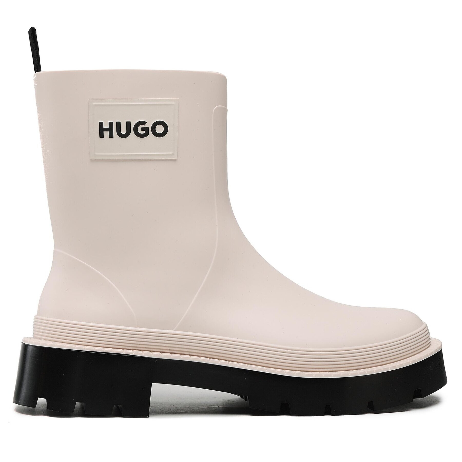 Hugo Гумени ботуши Jin Rain Bootie 50487964 10222177 01 Бял - Pepit.bg