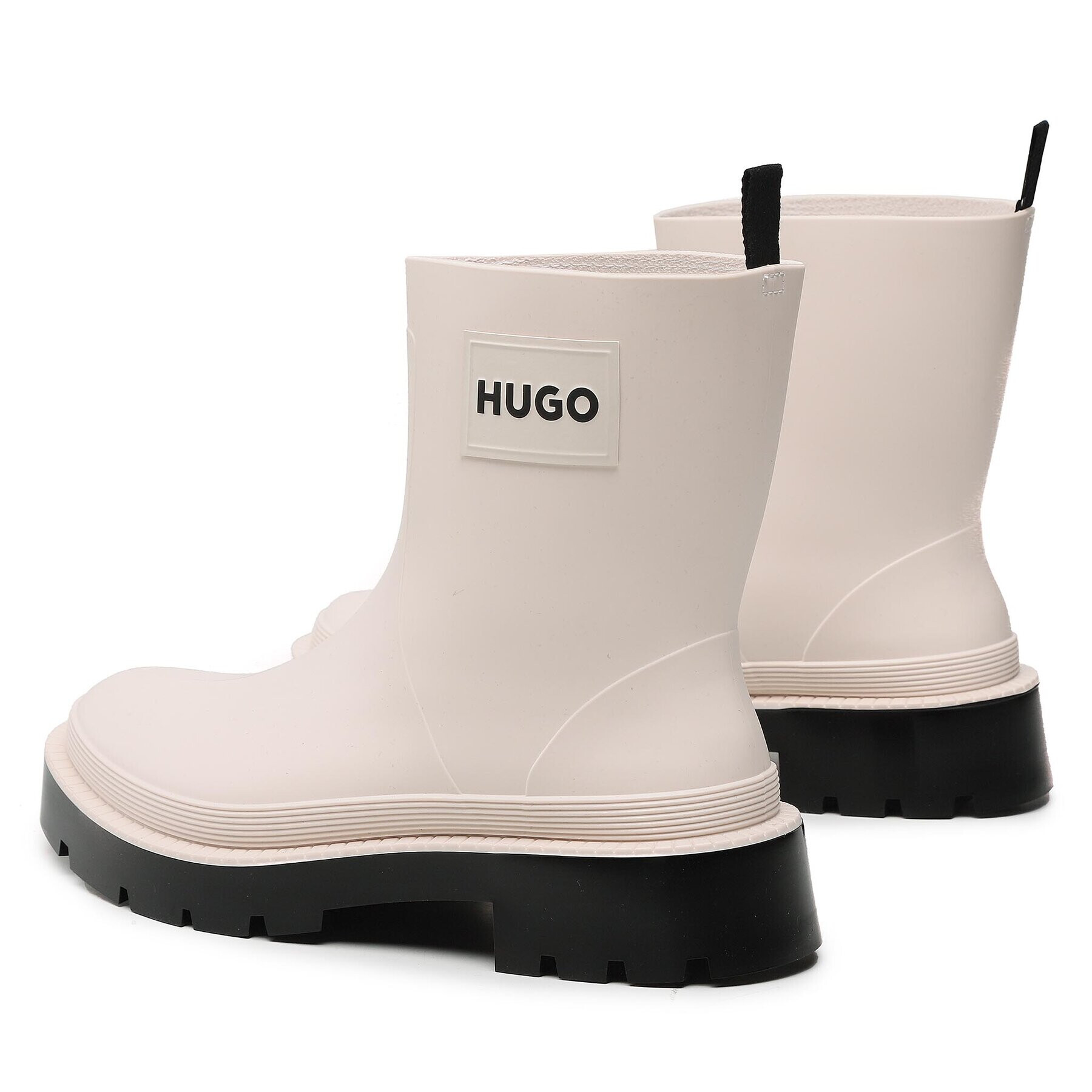 Hugo Гумени ботуши Jin Rain Bootie 50487964 10222177 01 Бял - Pepit.bg