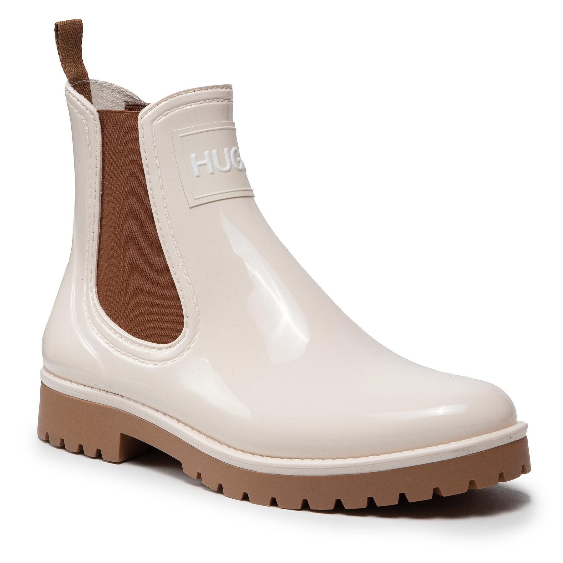 Hugo Гумени ботуши Tabita Rain Bootie 50461985 10222177 01 Бежов - Pepit.bg