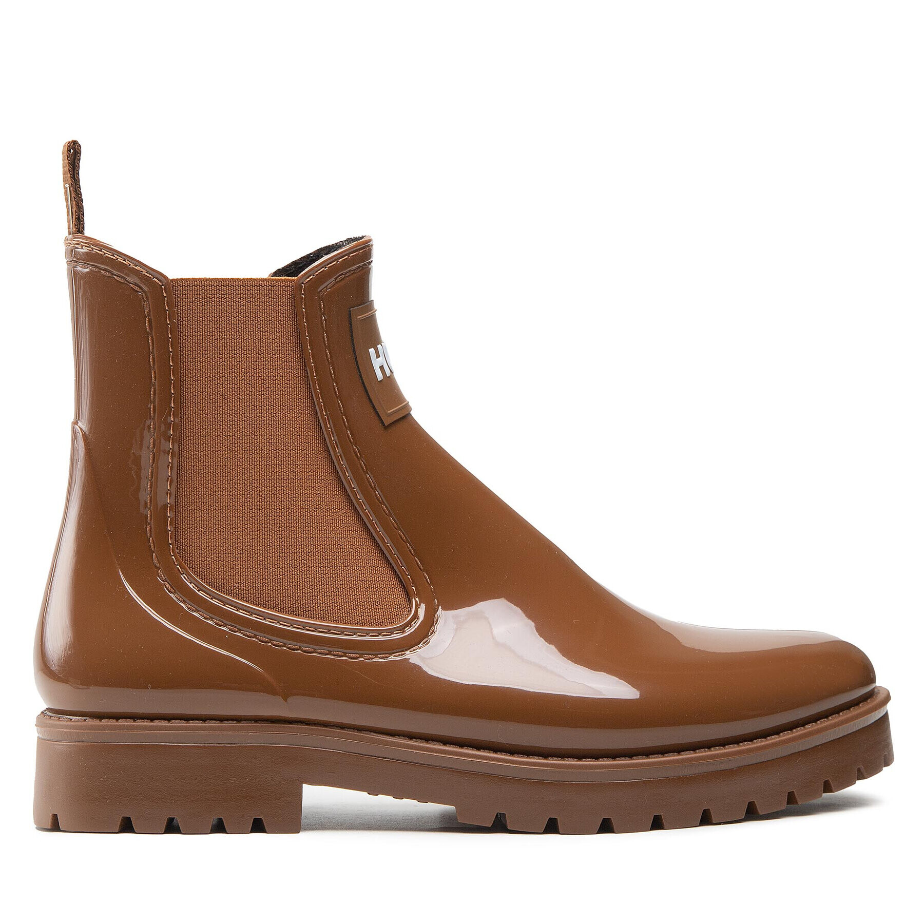 Hugo Гумени ботуши Tabita Rain Bootie 50475480 10222177 01 Кафяв - Pepit.bg