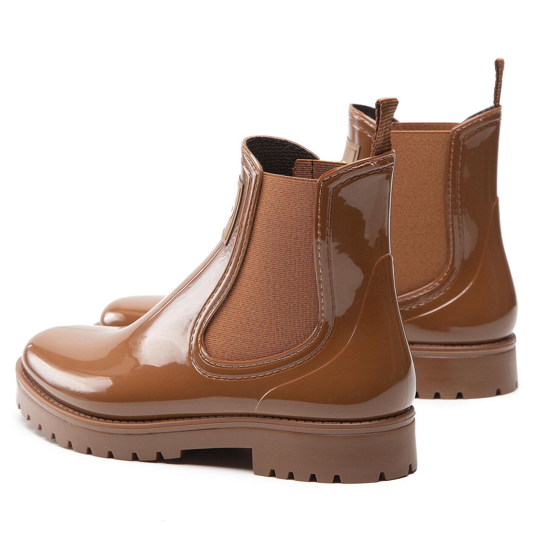 Hugo Гумени ботуши Tabita Rain Bootie 50475480 10222177 01 Кафяв - Pepit.bg