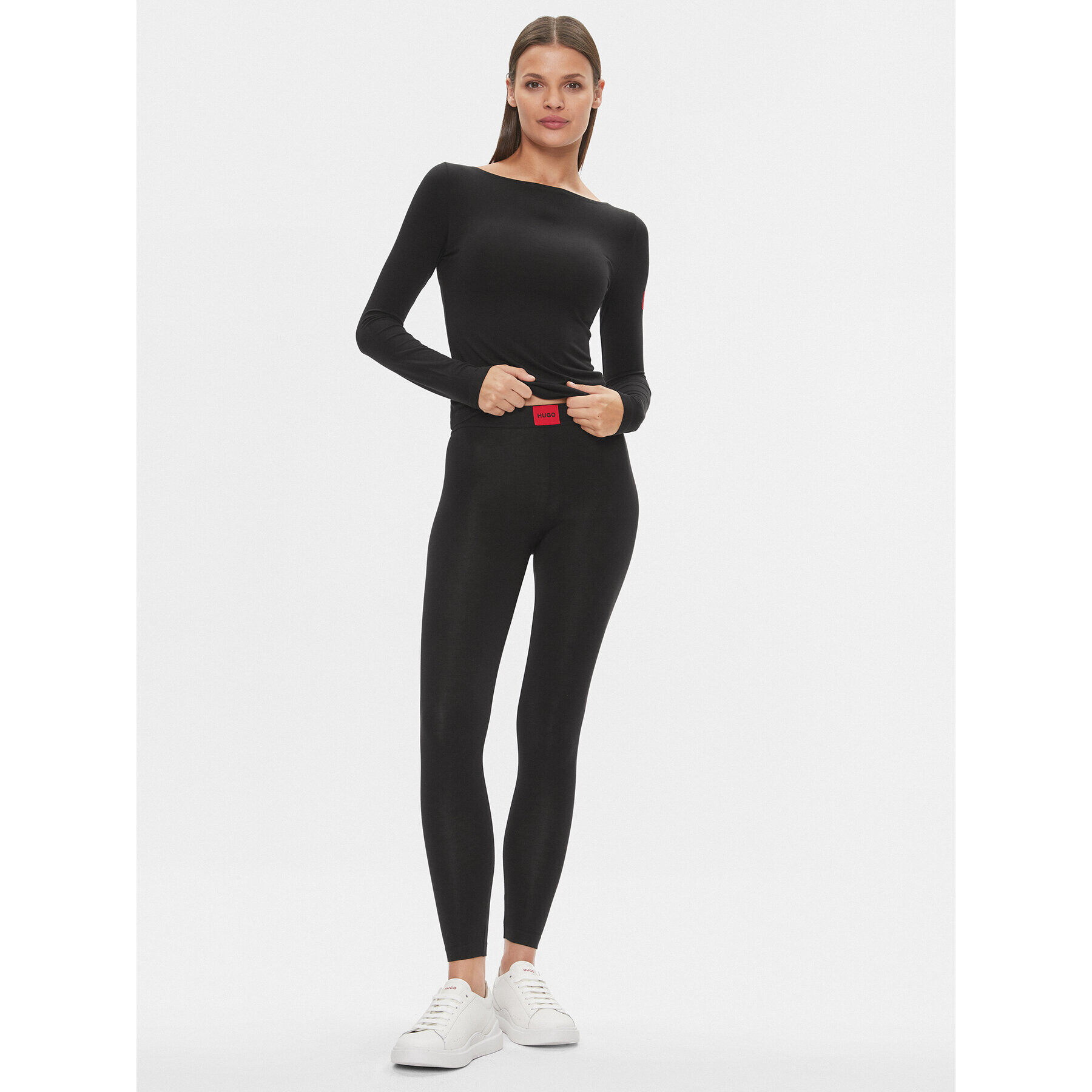 Hugo Клин Thermal 50492277 Черен Slim Fit - Pepit.bg
