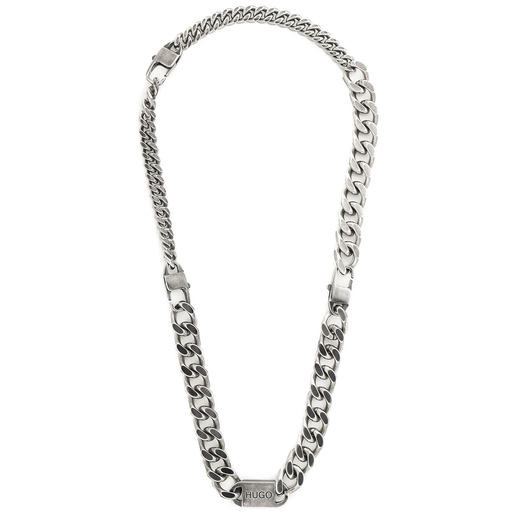 Hugo Колие E-Functional-Necklac 50462212 Сребрист - Pepit.bg
