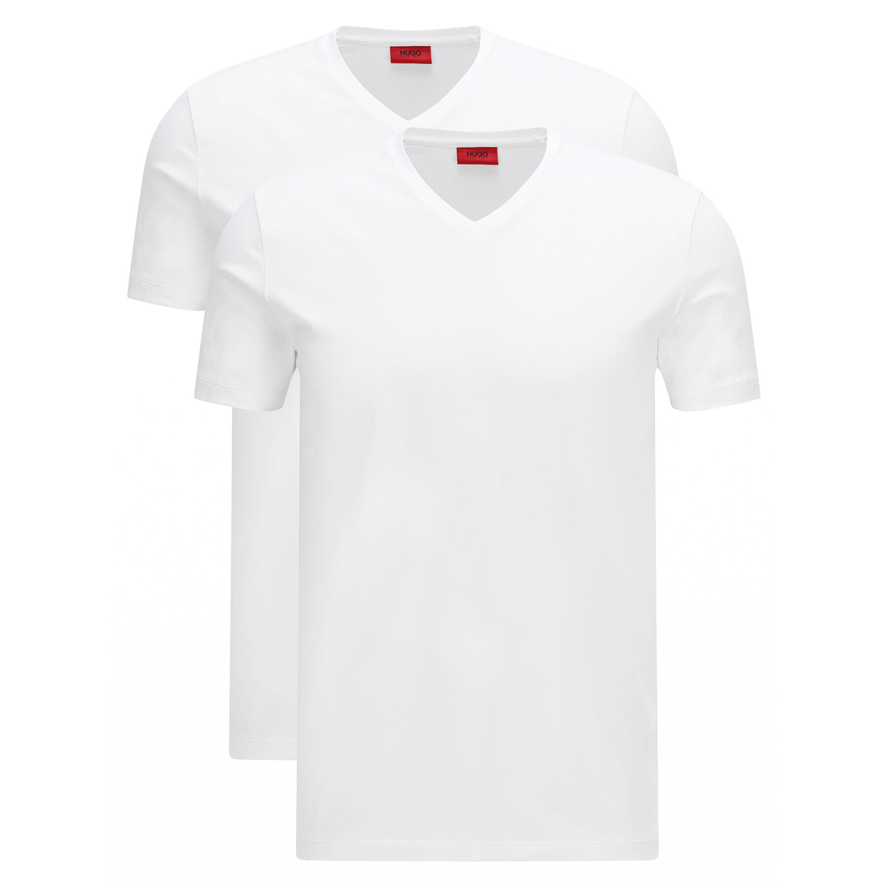 Hugo Комплект 2 тишъртки V 50325417 Бял Slim Fit - Pepit.bg