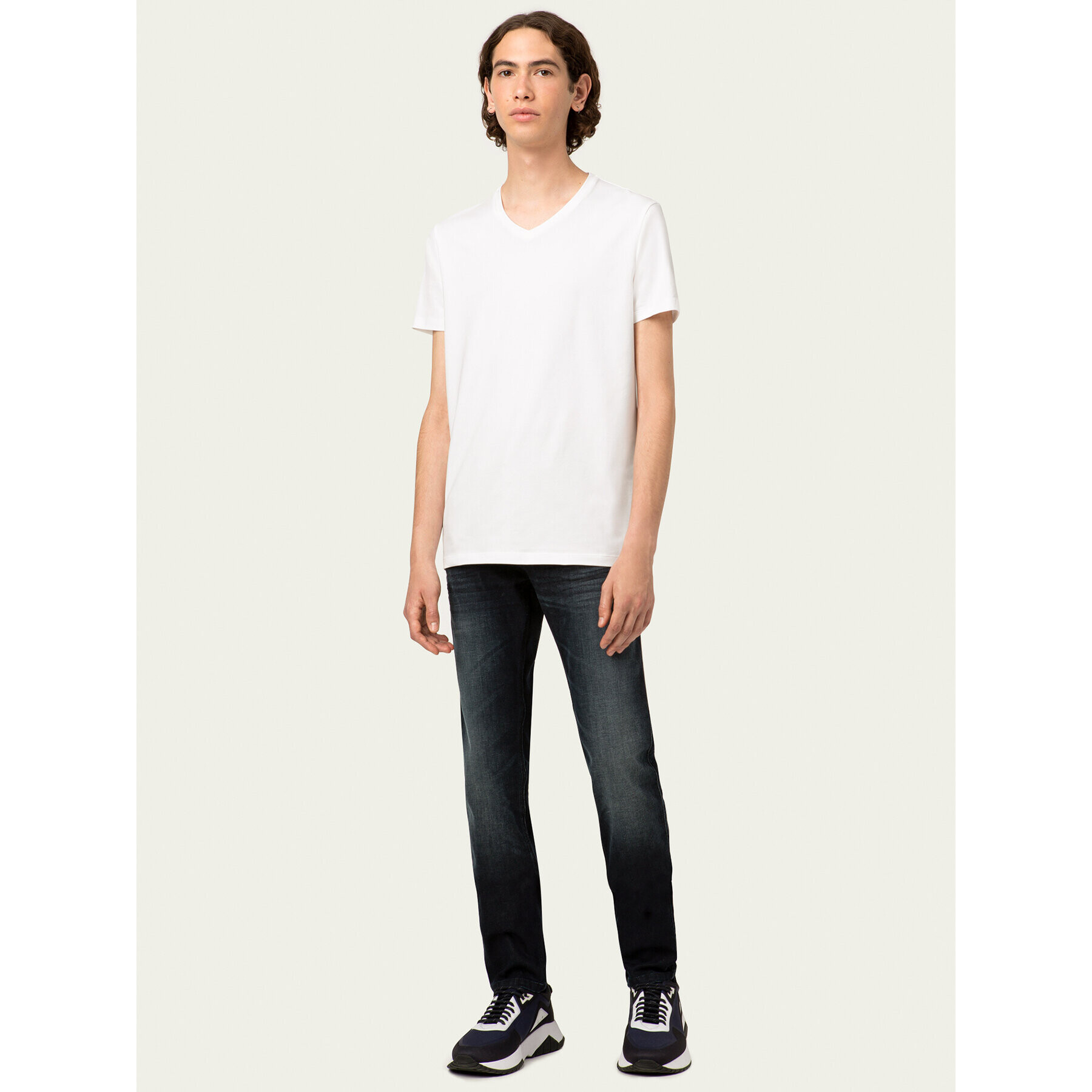 Hugo Комплект 2 тишъртки V 50325417 Бял Slim Fit - Pepit.bg
