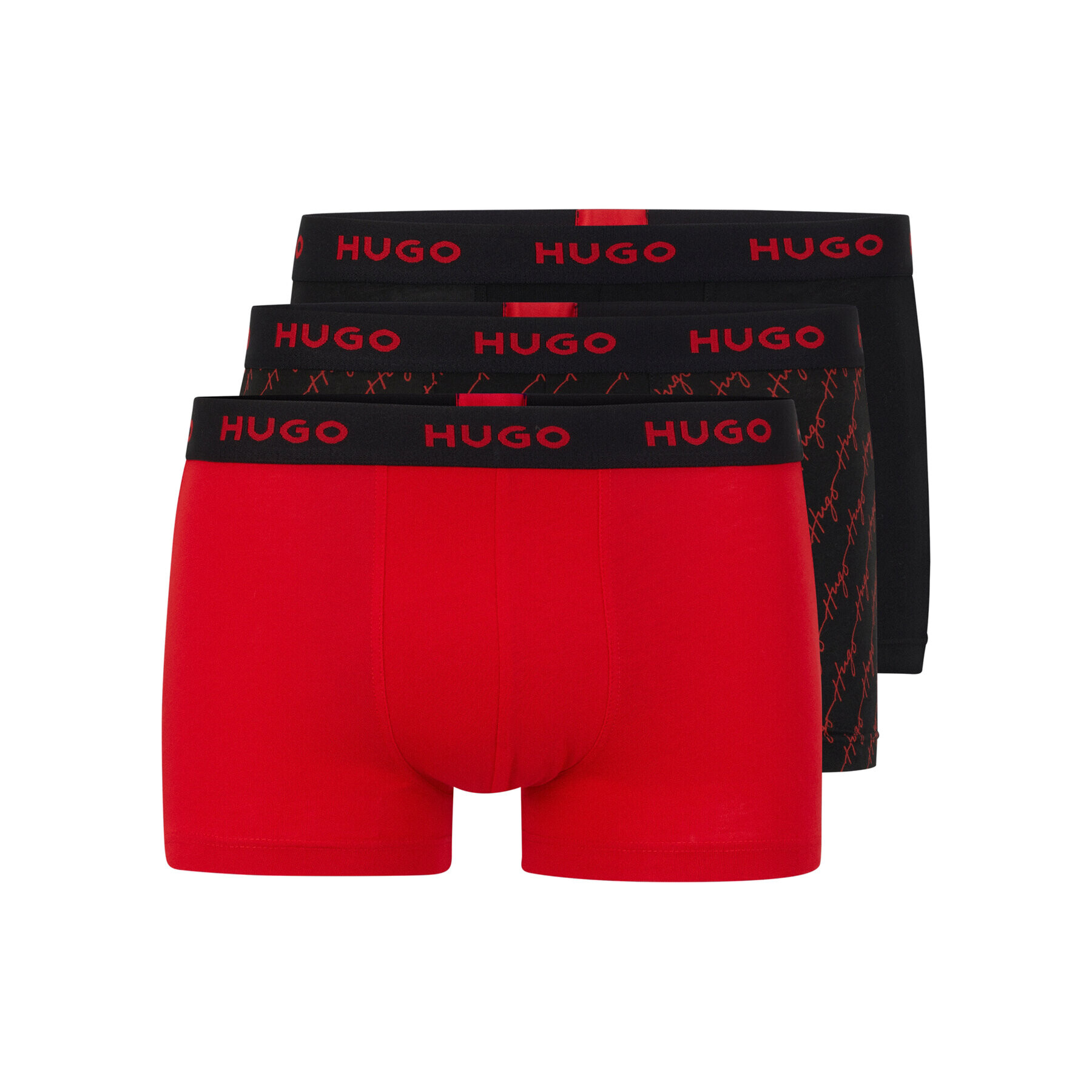 Hugo Комплект 3 чифта боксерки 50480170 Черен - Pepit.bg