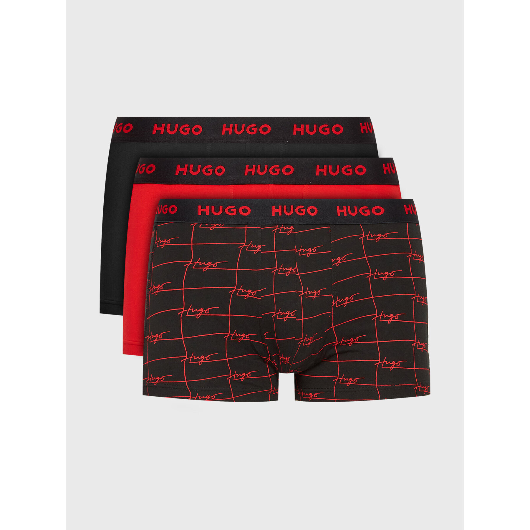 Hugo Комплект 3 чифта боксерки Triplet Design 50480170 Цветен - Pepit.bg