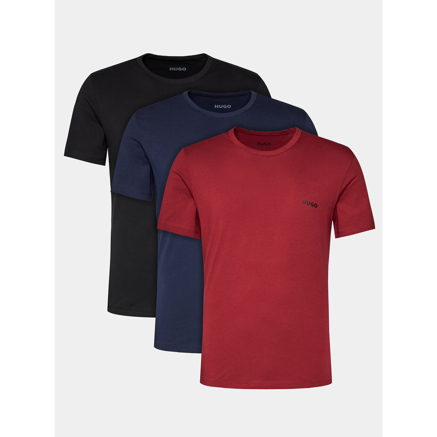 Hugo Комплект 3 тишърти T-Shirt Rn Triplet P 50480088 Цветен Regular Fit - Pepit.bg