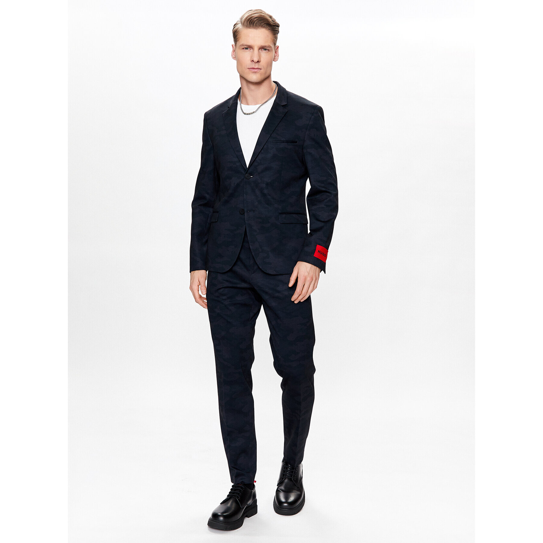 Hugo Костюм 50483135 Син Extra Slim Fit - Pepit.bg