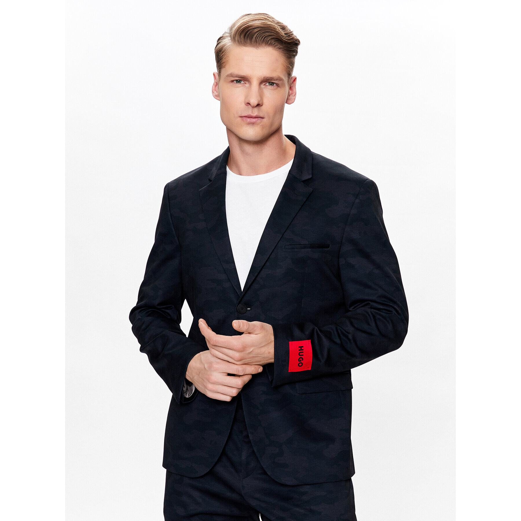 Hugo Костюм 50483135 Син Extra Slim Fit - Pepit.bg