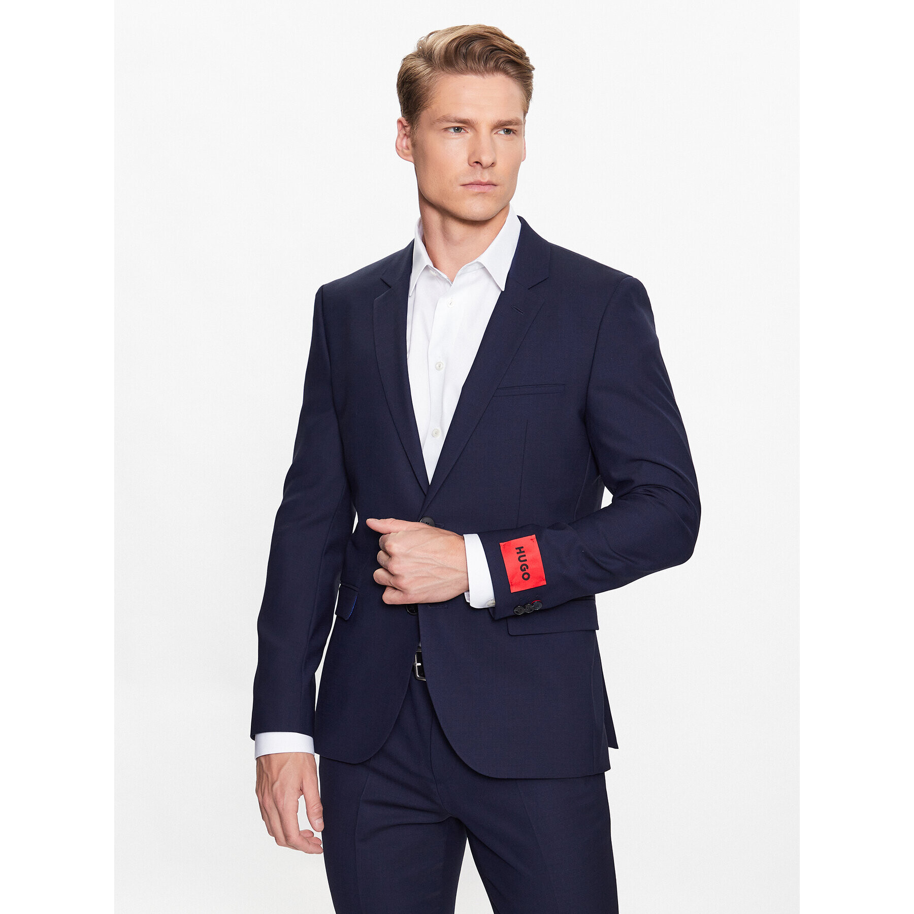 Hugo Костюм 50485859 Син Extra Slim Fit - Pepit.bg