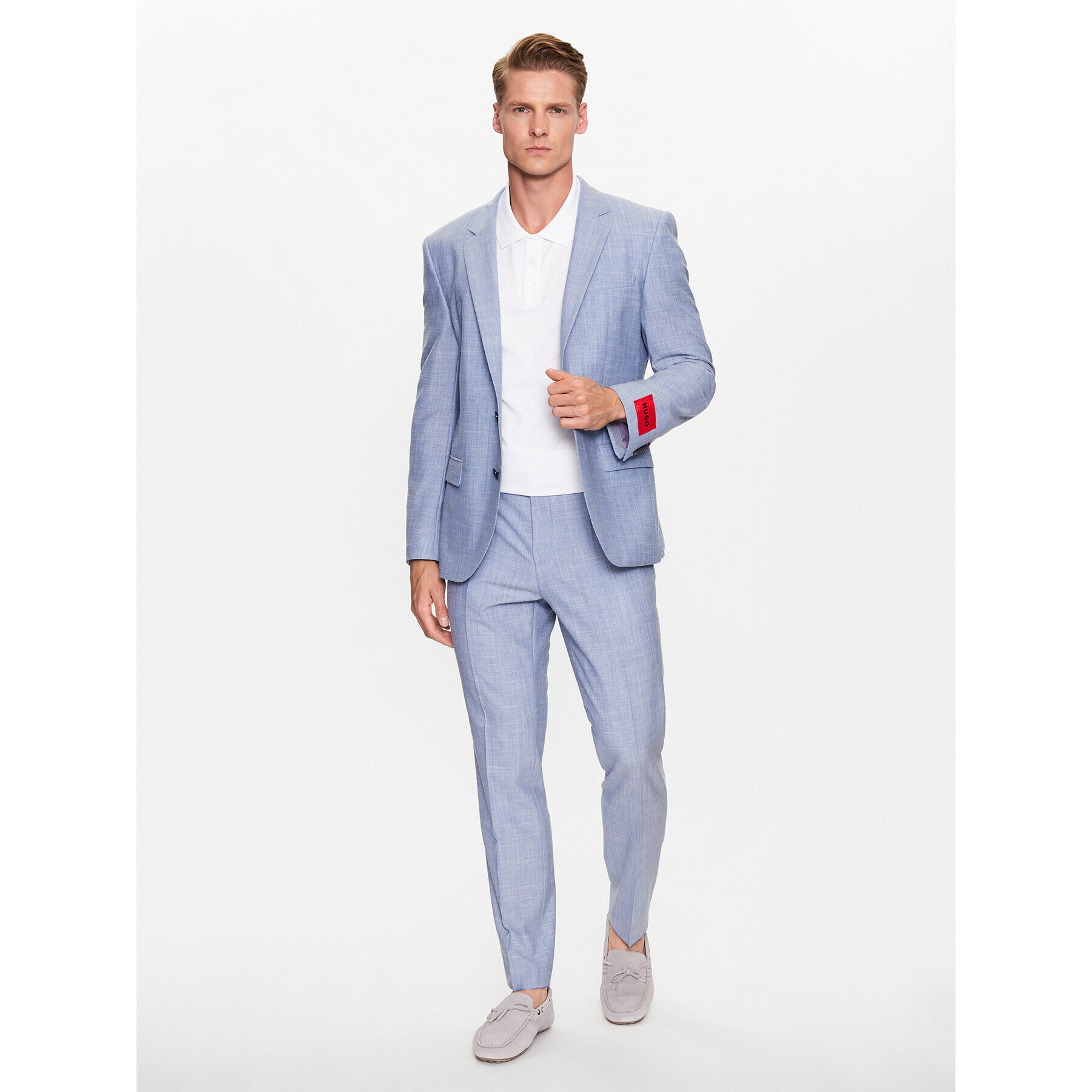 Hugo Костюм 50491045 Син Slim Fit - Pepit.bg