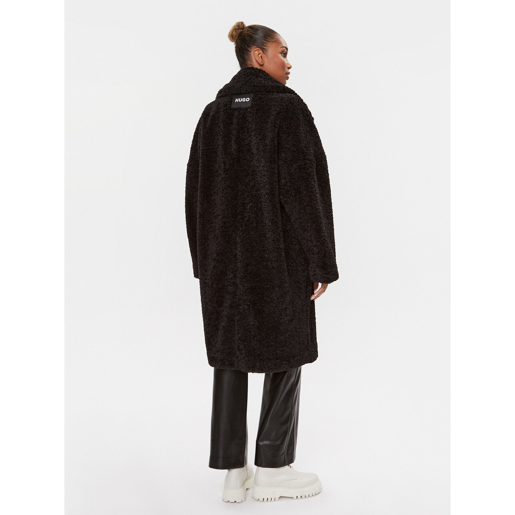 Hugo Кожух Mewona-1 50498147 Черен Oversize - Pepit.bg