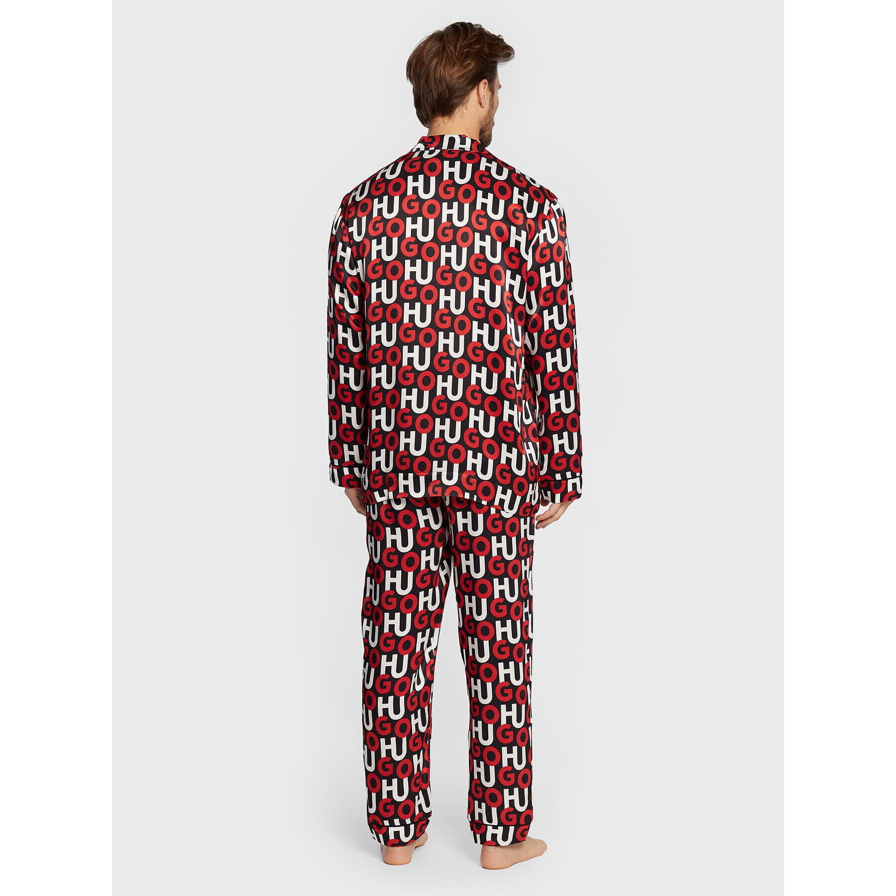 Hugo Пижама Monogram 50480271 Цветен Regular Fit - Pepit.bg