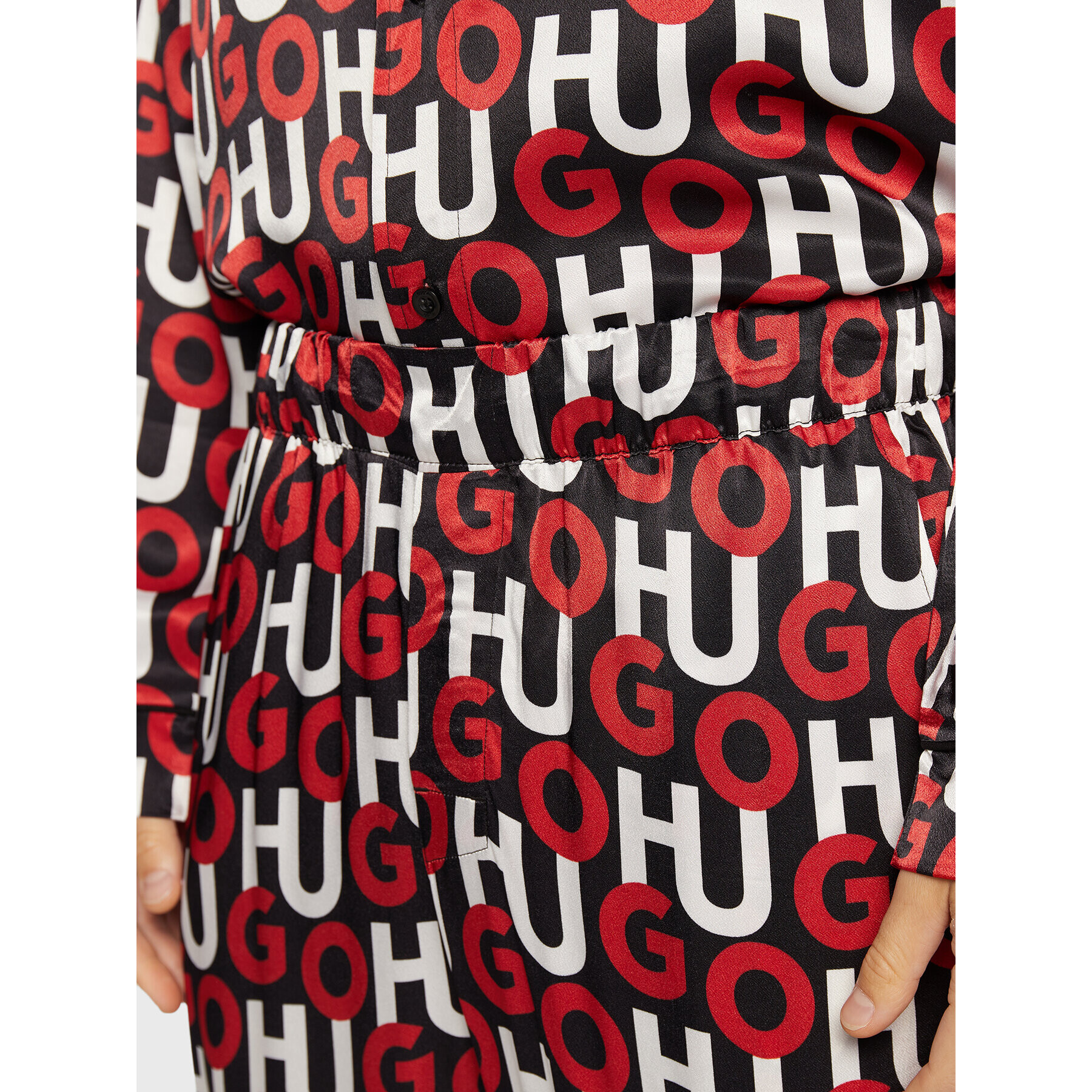 Hugo Пижама Monogram 50480271 Цветен Regular Fit - Pepit.bg