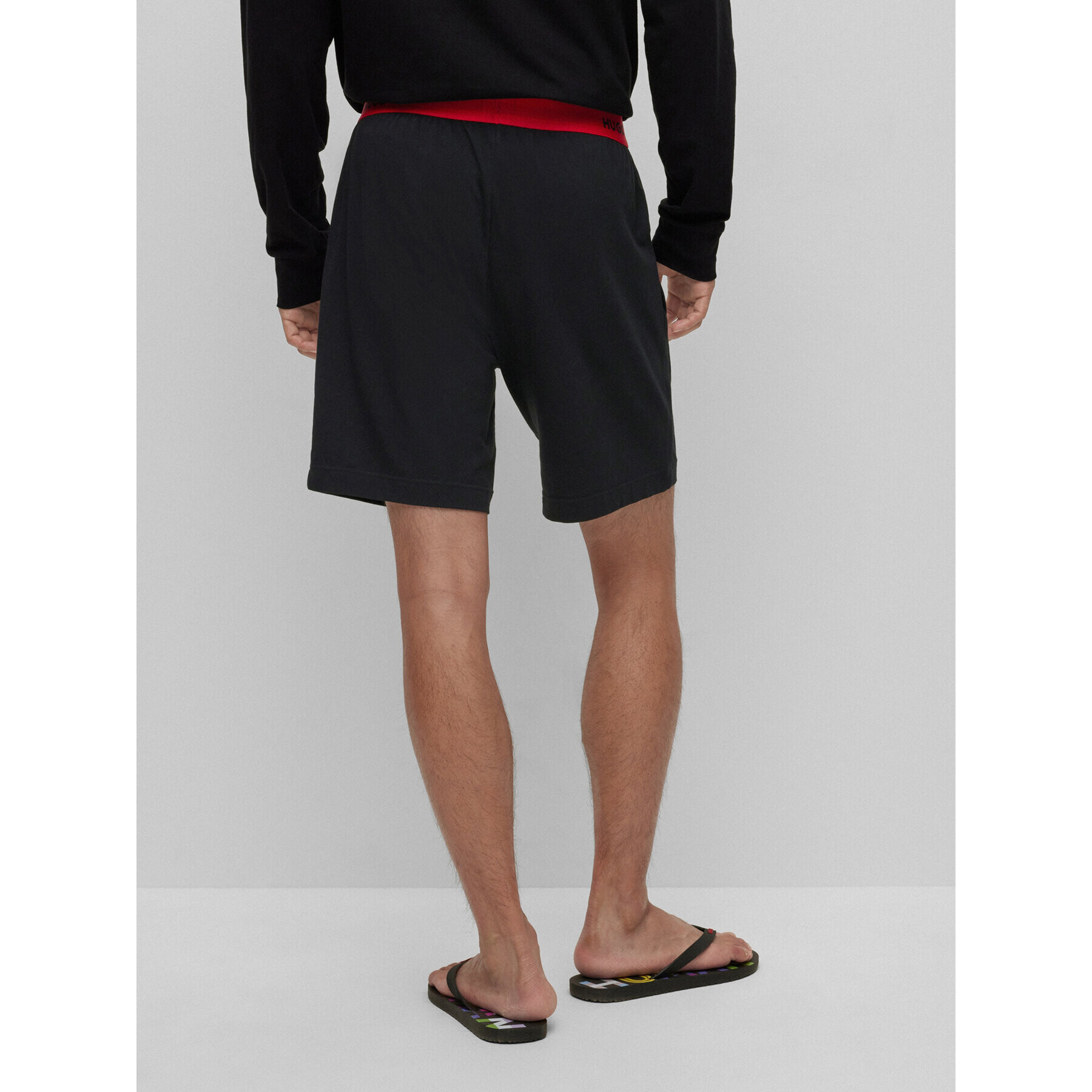 Hugo Пижамени шорти 50480590 Черен Regular Fit - Pepit.bg