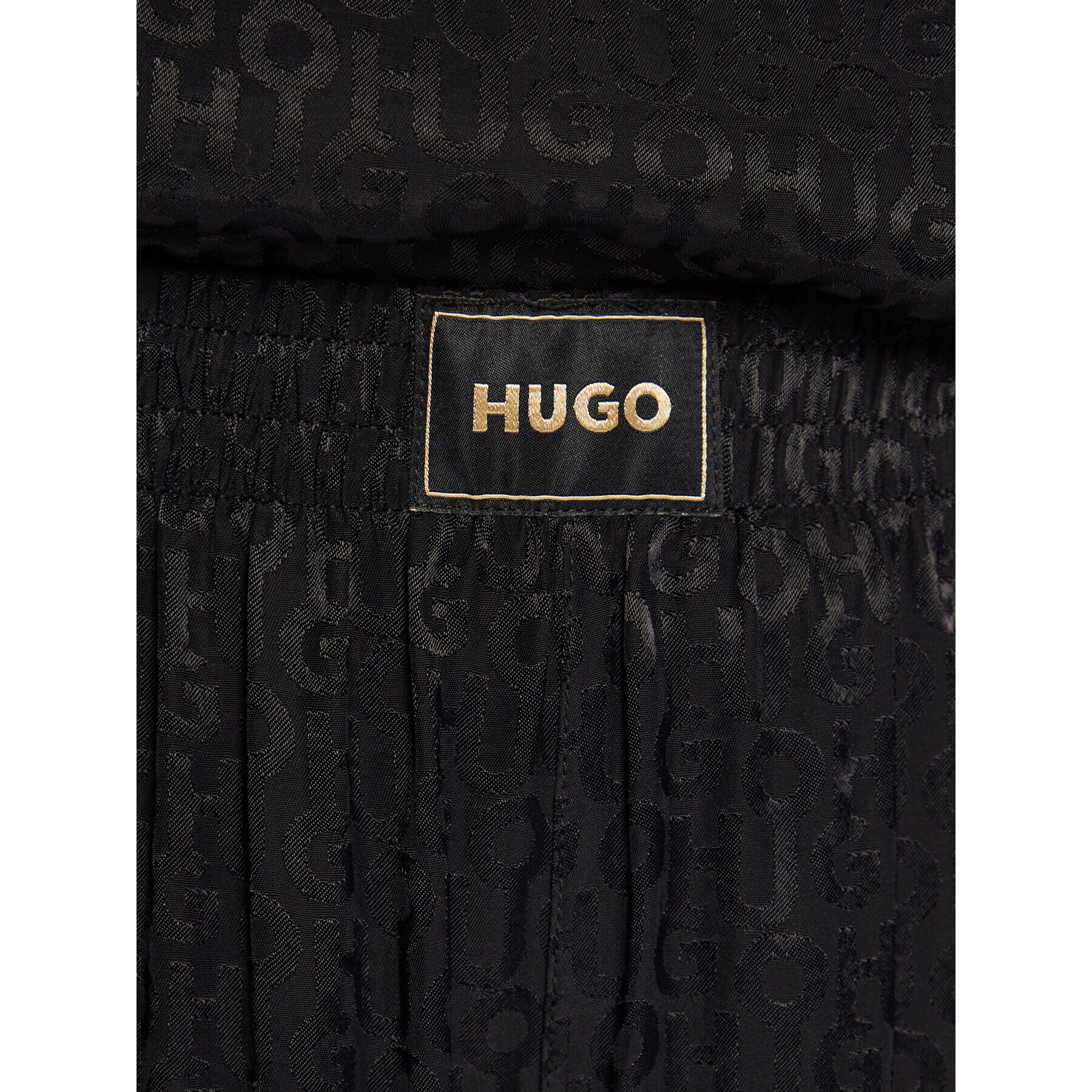Hugo Пижамени шорти Satinoir 50484467 Черен Regular Fit - Pepit.bg