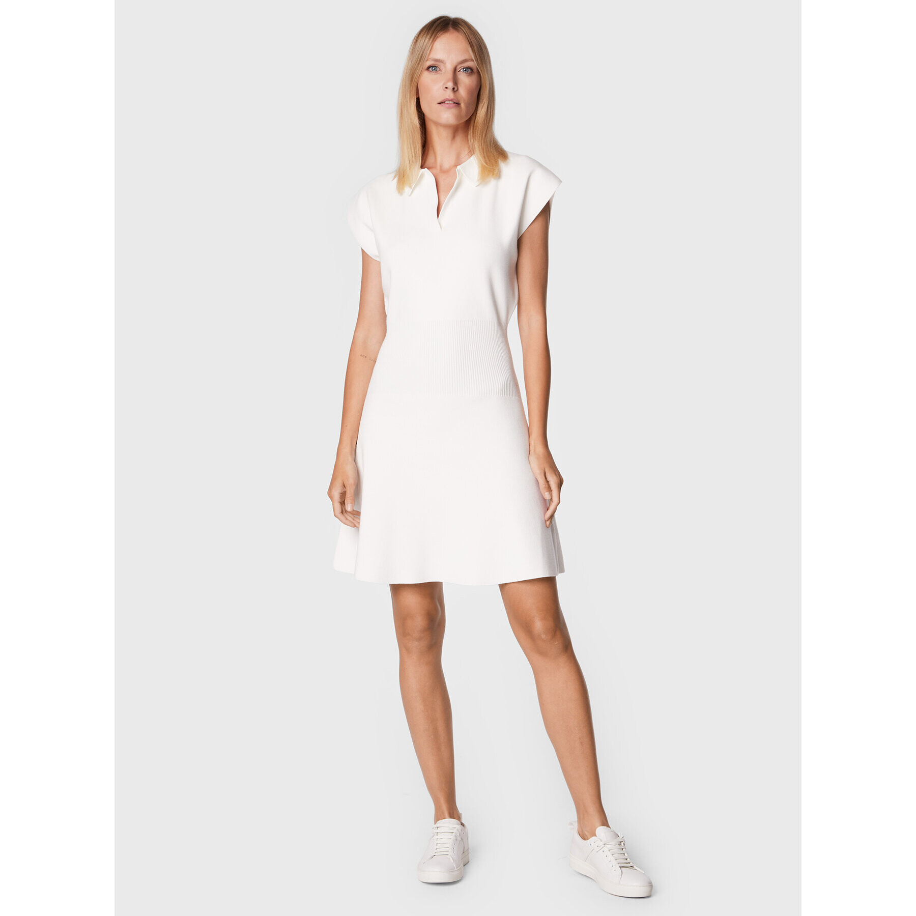 Hugo Плетена рокля Sighty 50471652 Бежов Regular Fit - Pepit.bg