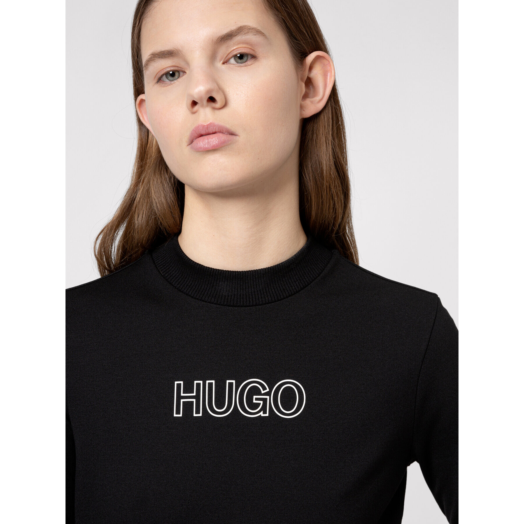 Hugo Плетена рокля Dassy 50449838 Черен Slim Fit - Pepit.bg