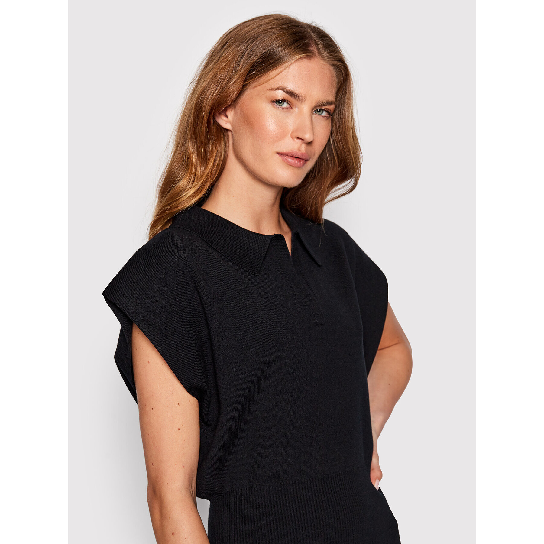 Hugo Плетена рокля Sighty 50471652 Черен Regular Fit - Pepit.bg