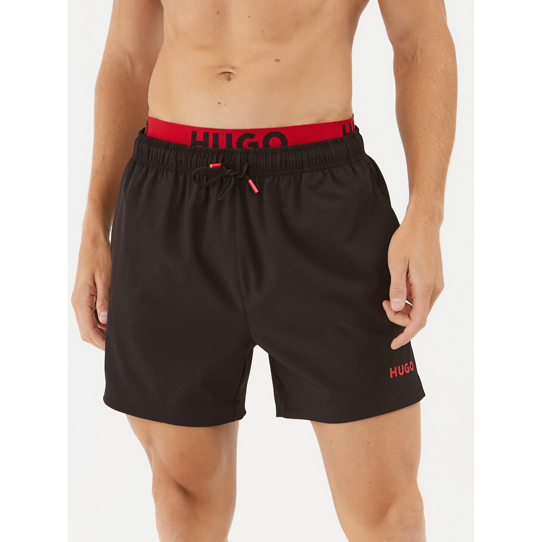 Hugo Плувни шорти 50496287 Черен Regular Fit - Pepit.bg