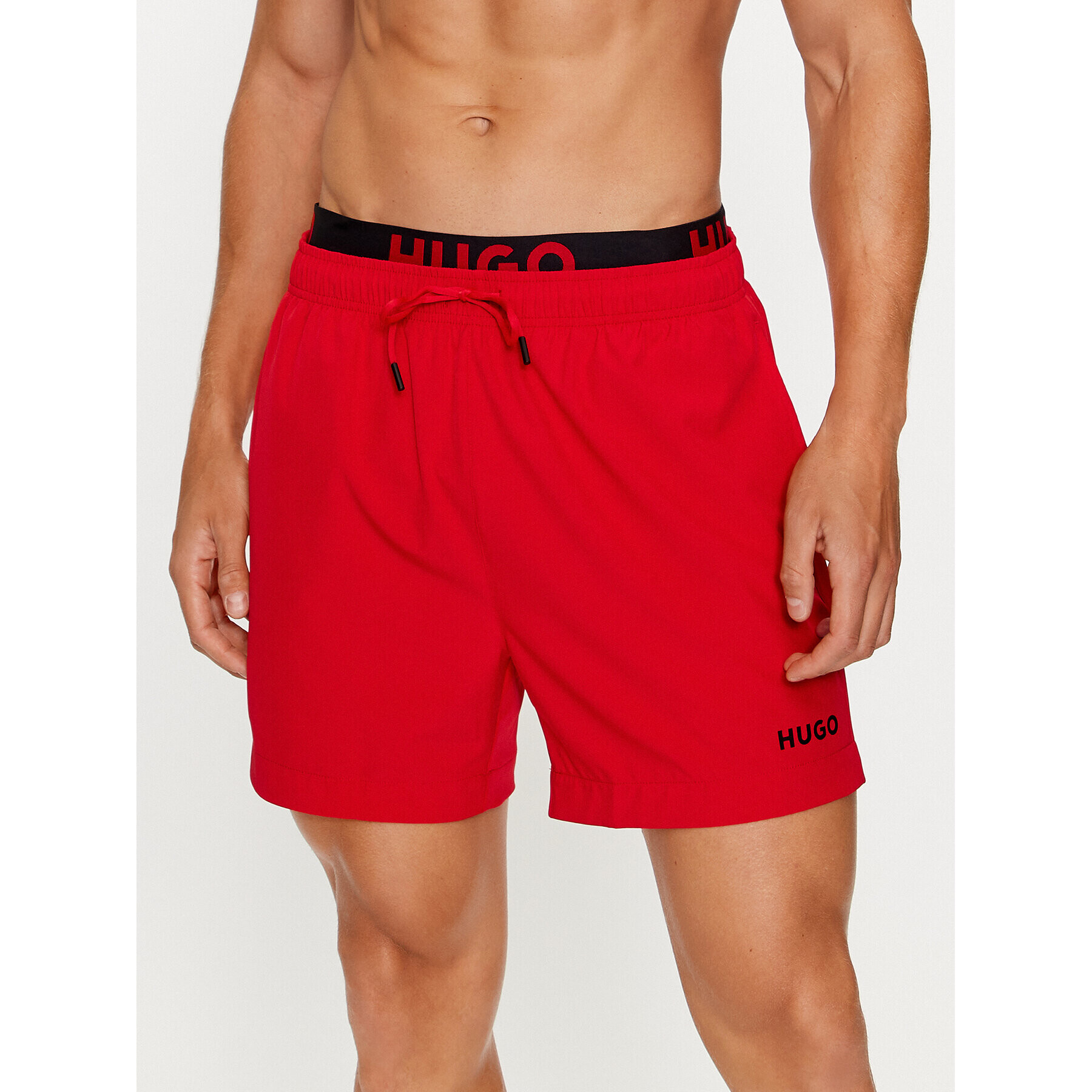 Hugo Плувни шорти Flex 50496287 Червен Regular Fit - Pepit.bg