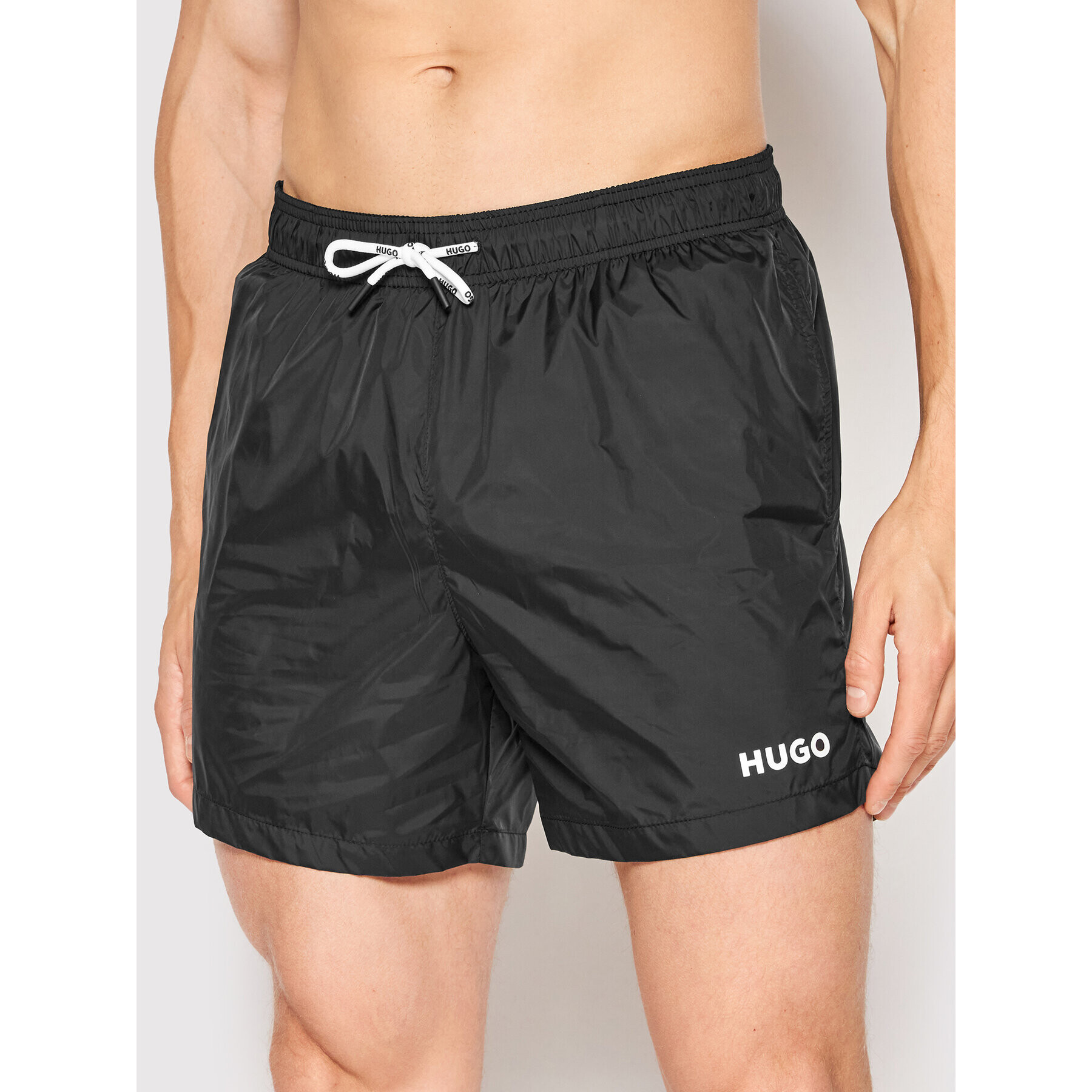 Hugo Плувни шорти Haiti 50469312 Черен Regular Fit - Pepit.bg