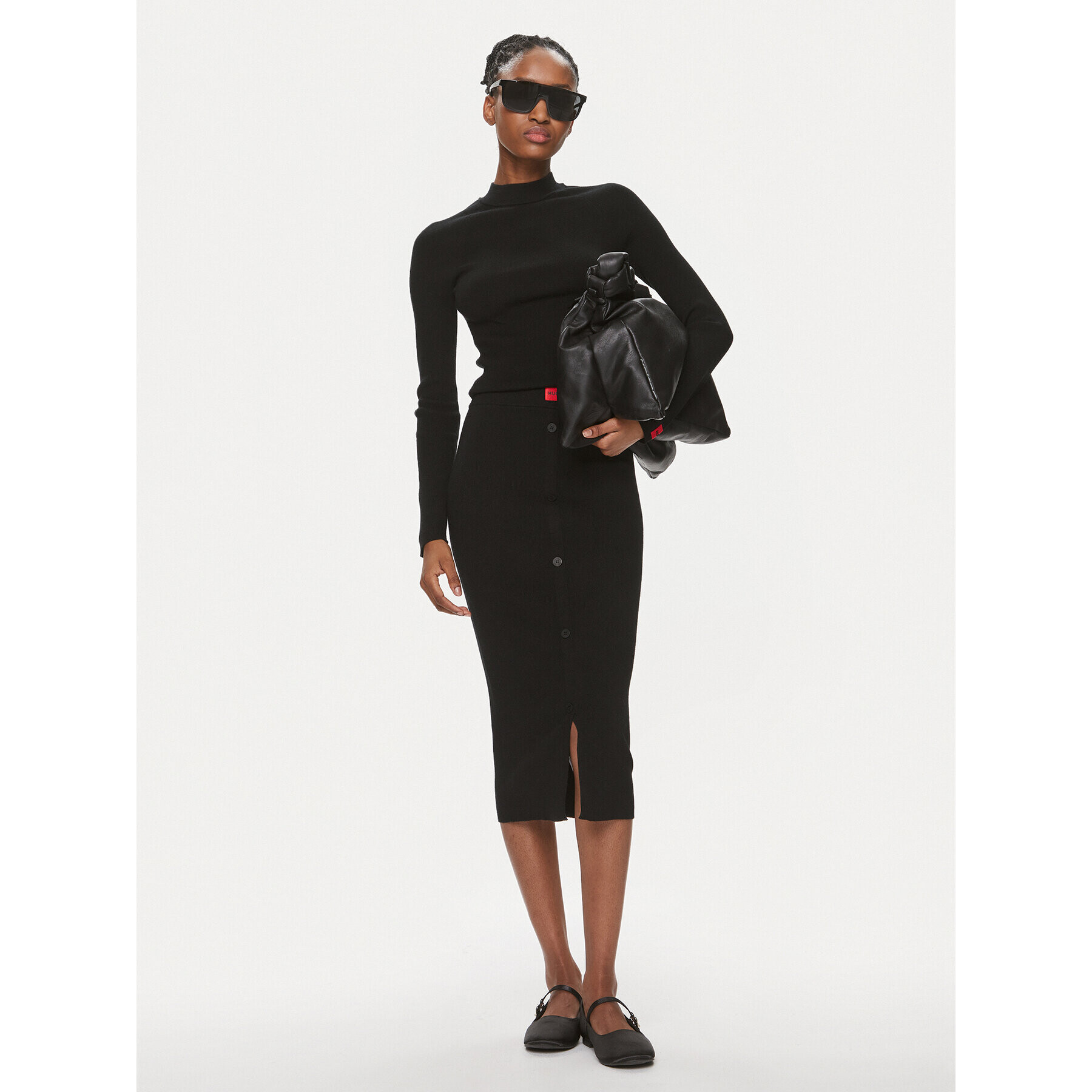 Hugo Пола тип молив Sandu 50507898 Черен Slim Fit - Pepit.bg