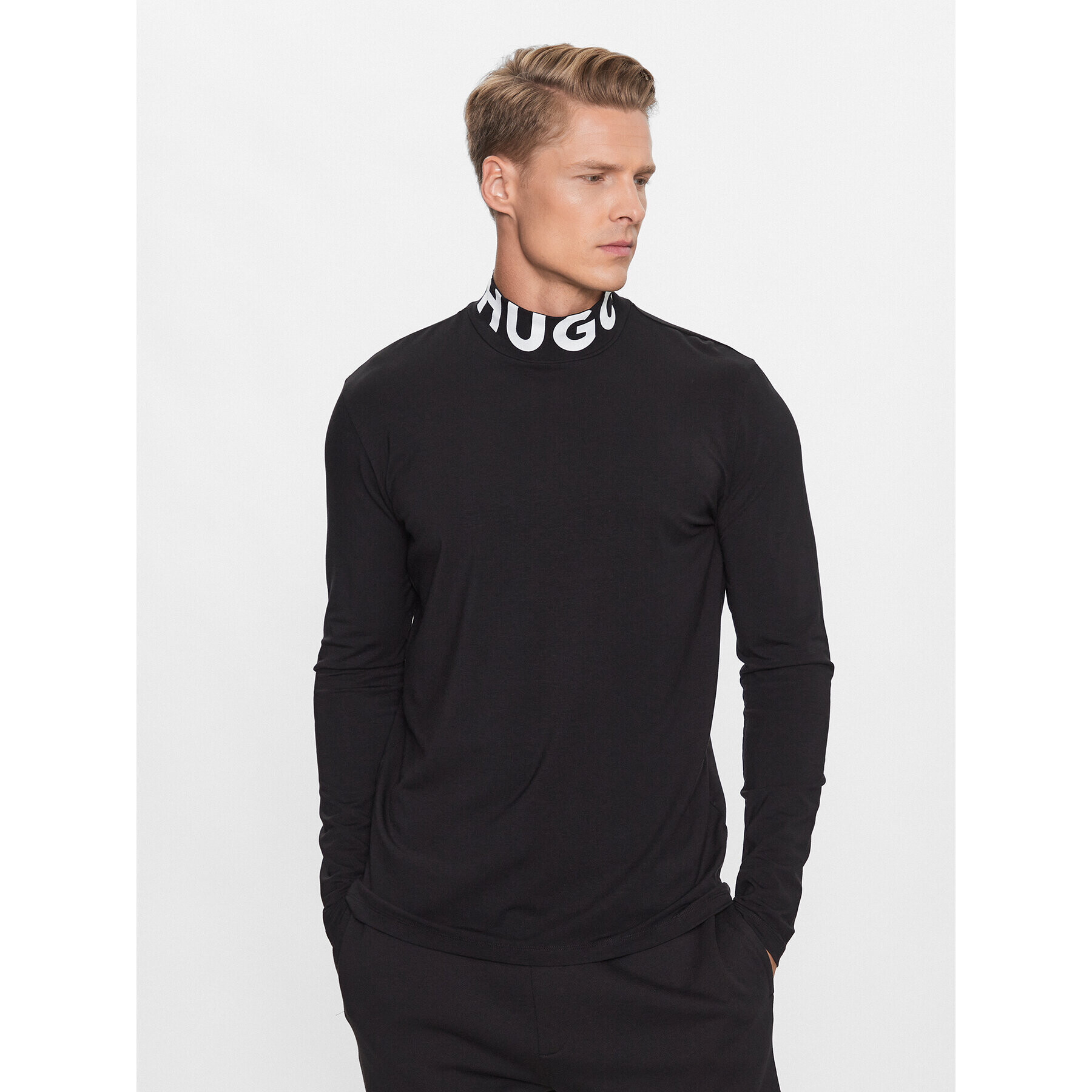 Hugo Поло 50494128 Черен Slim Fit - Pepit.bg