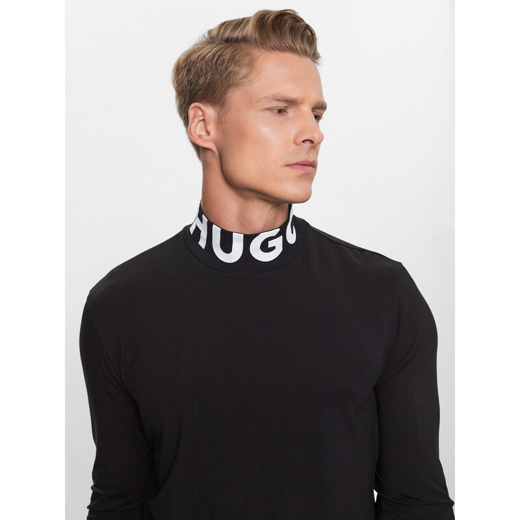 Hugo Поло 50494128 Черен Slim Fit - Pepit.bg