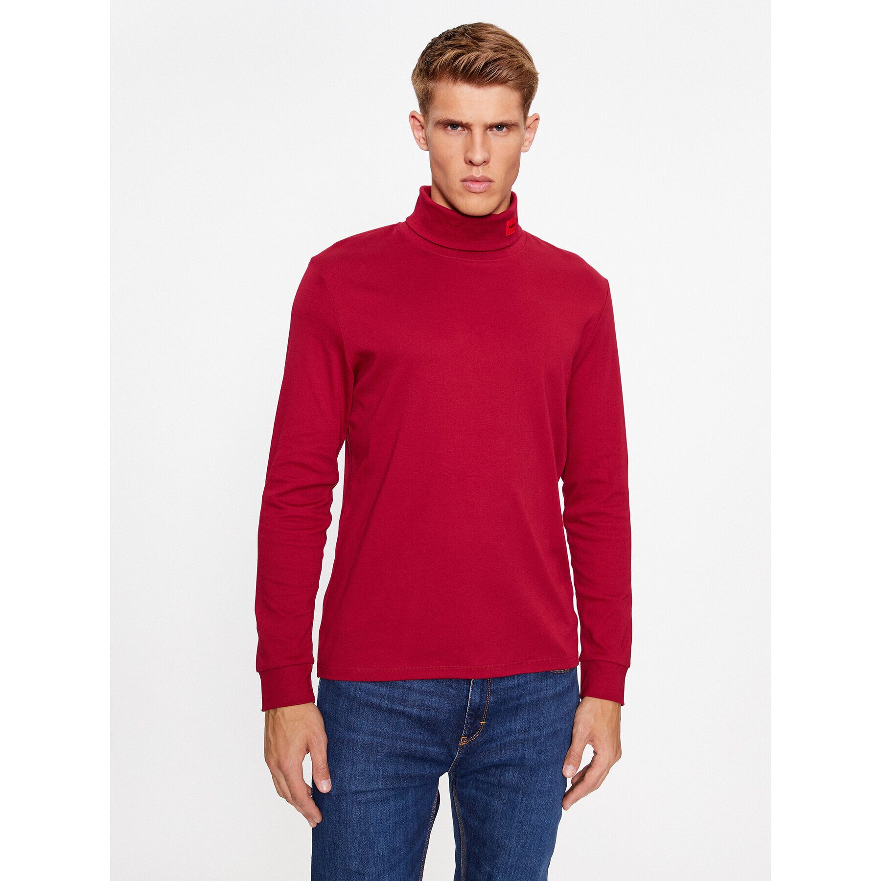 Hugo Поло Derollo224 50479373 Червен Slim Fit - Pepit.bg