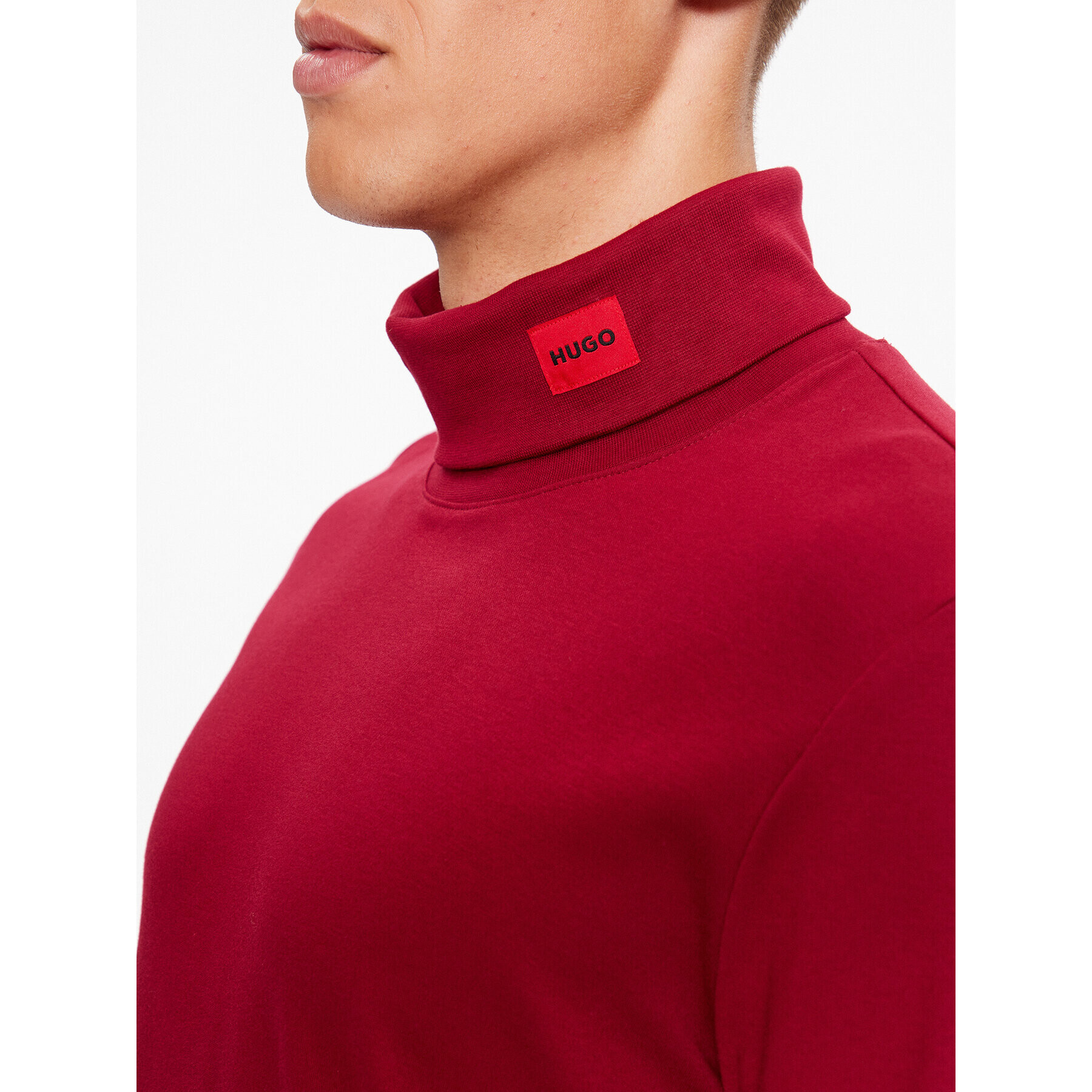 Hugo Поло Derollo224 50479373 Червен Slim Fit - Pepit.bg