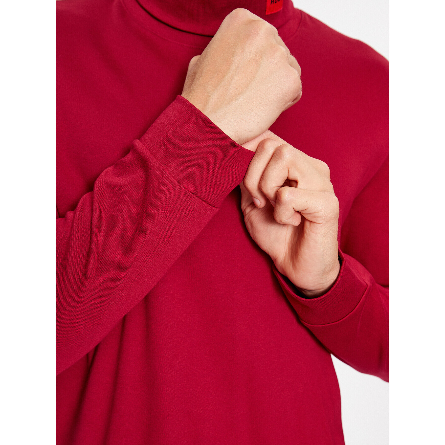 Hugo Поло Derollo224 50479373 Червен Slim Fit - Pepit.bg