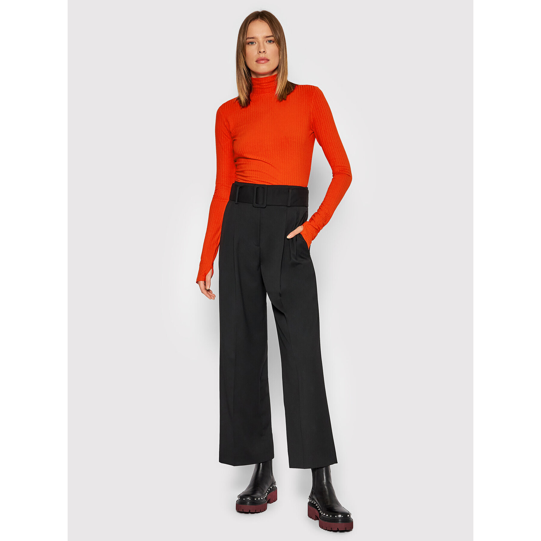 Hugo Поло Ninelli_2 50459311 Оранжев Slim Fit - Pepit.bg