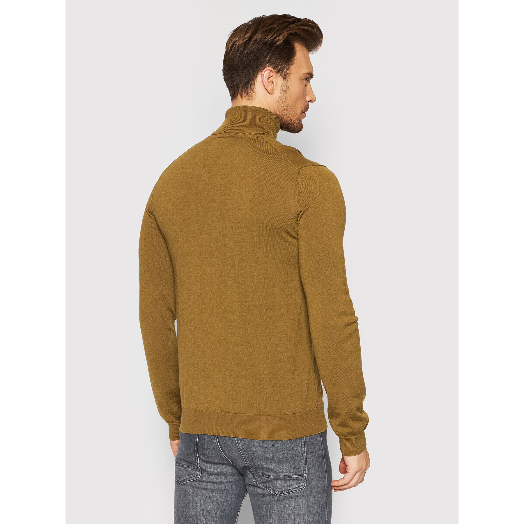 Hugo Поло San Thomas 3 50455988 Кафяв Slim Fit - Pepit.bg